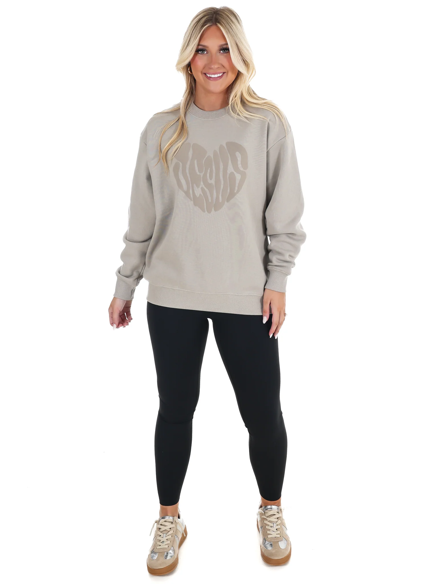 Heart Jesus Crewneck Sweatshirt - Image 4