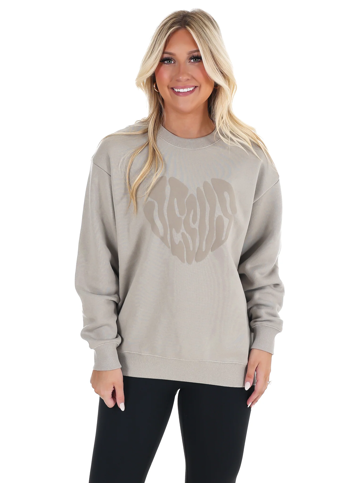 Heart Jesus Crewneck Sweatshirt - Image 5