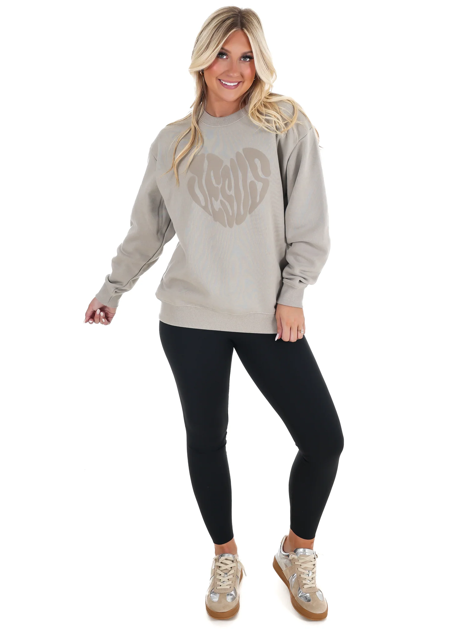 Heart Jesus Crewneck Sweatshirt - Image 7