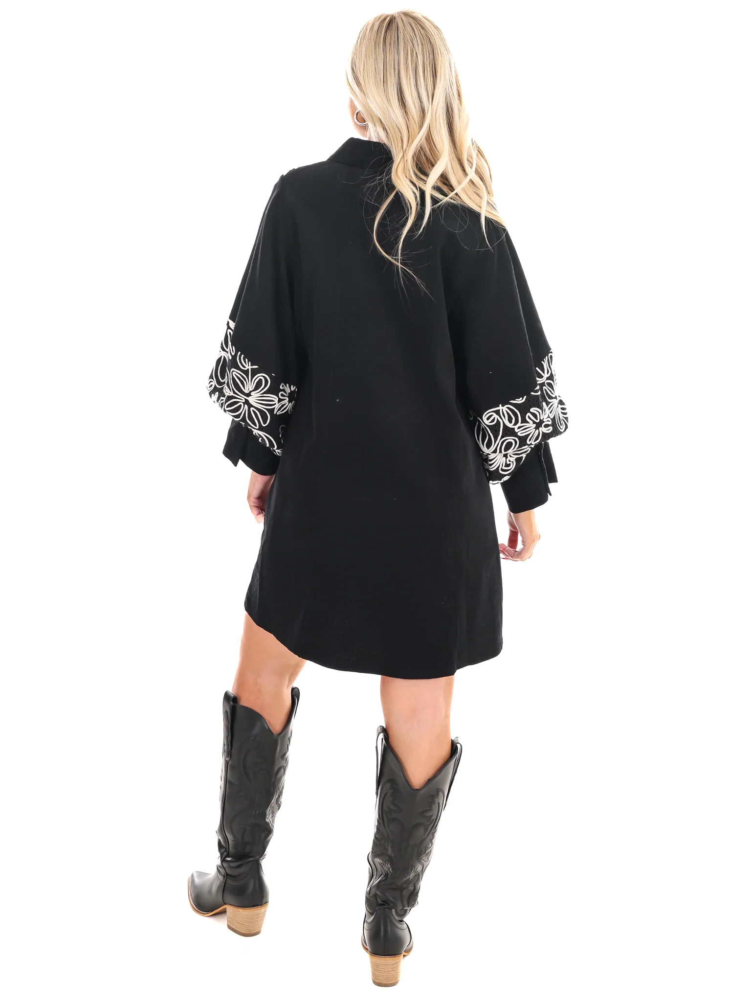 Heart of Gold Embroidered Dress - Image 8