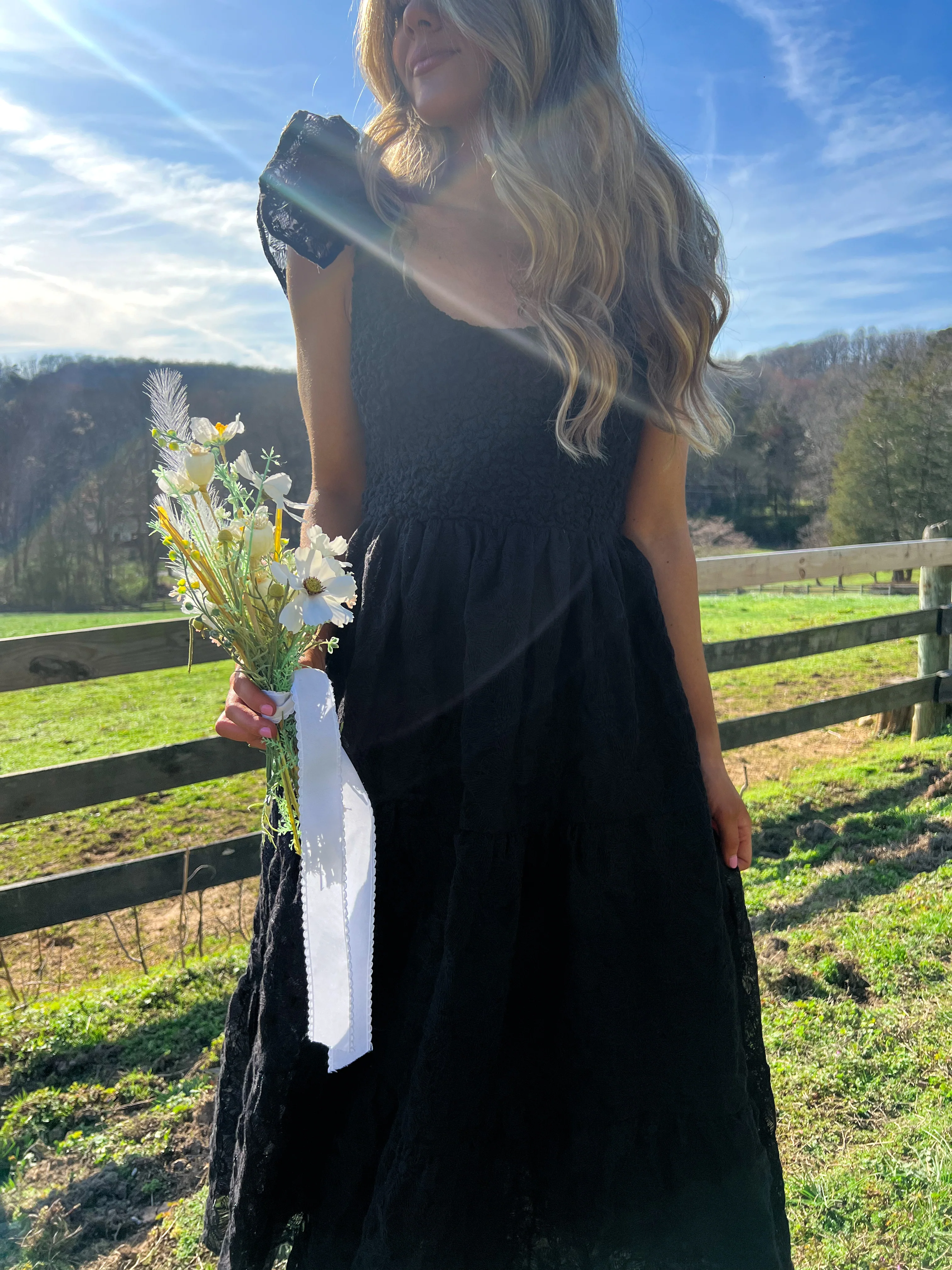 Hello Beautiful Embroidered Midi Dress - Image 13