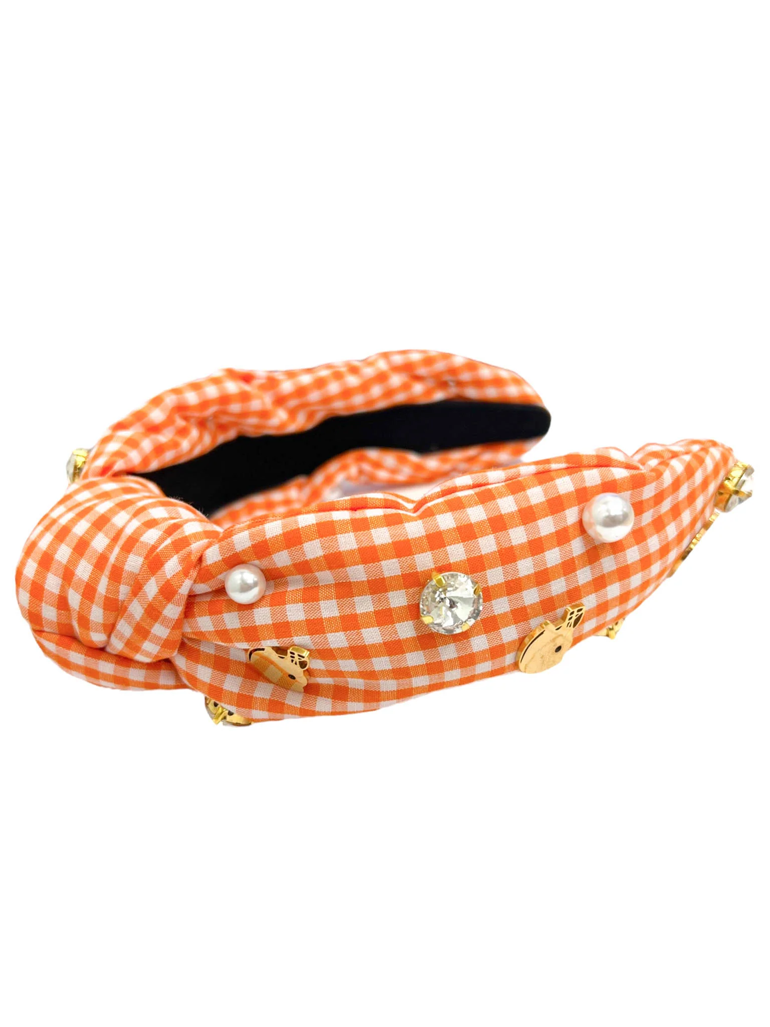 Helmet Gingham Knot Headband - Image 4