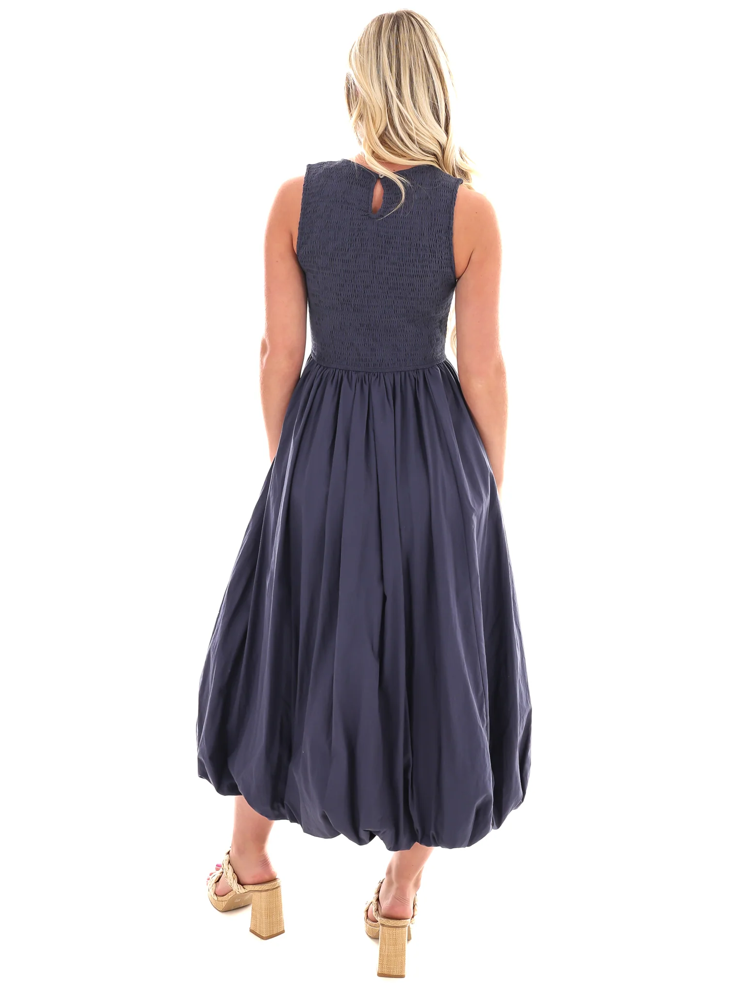 Here You Come Again Midi Bubble Dress - Image 6