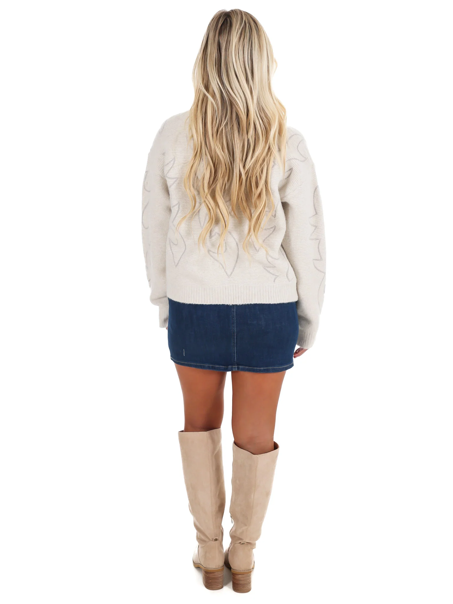 Hey Cowgirl Western Stitch Sweater - Image 7