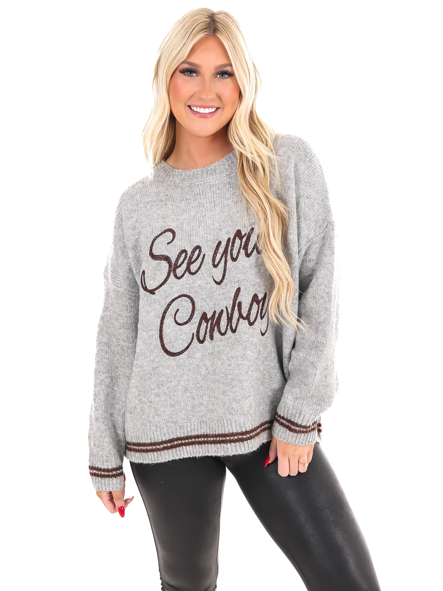 Hey There Cowboy Sweater - Image 3
