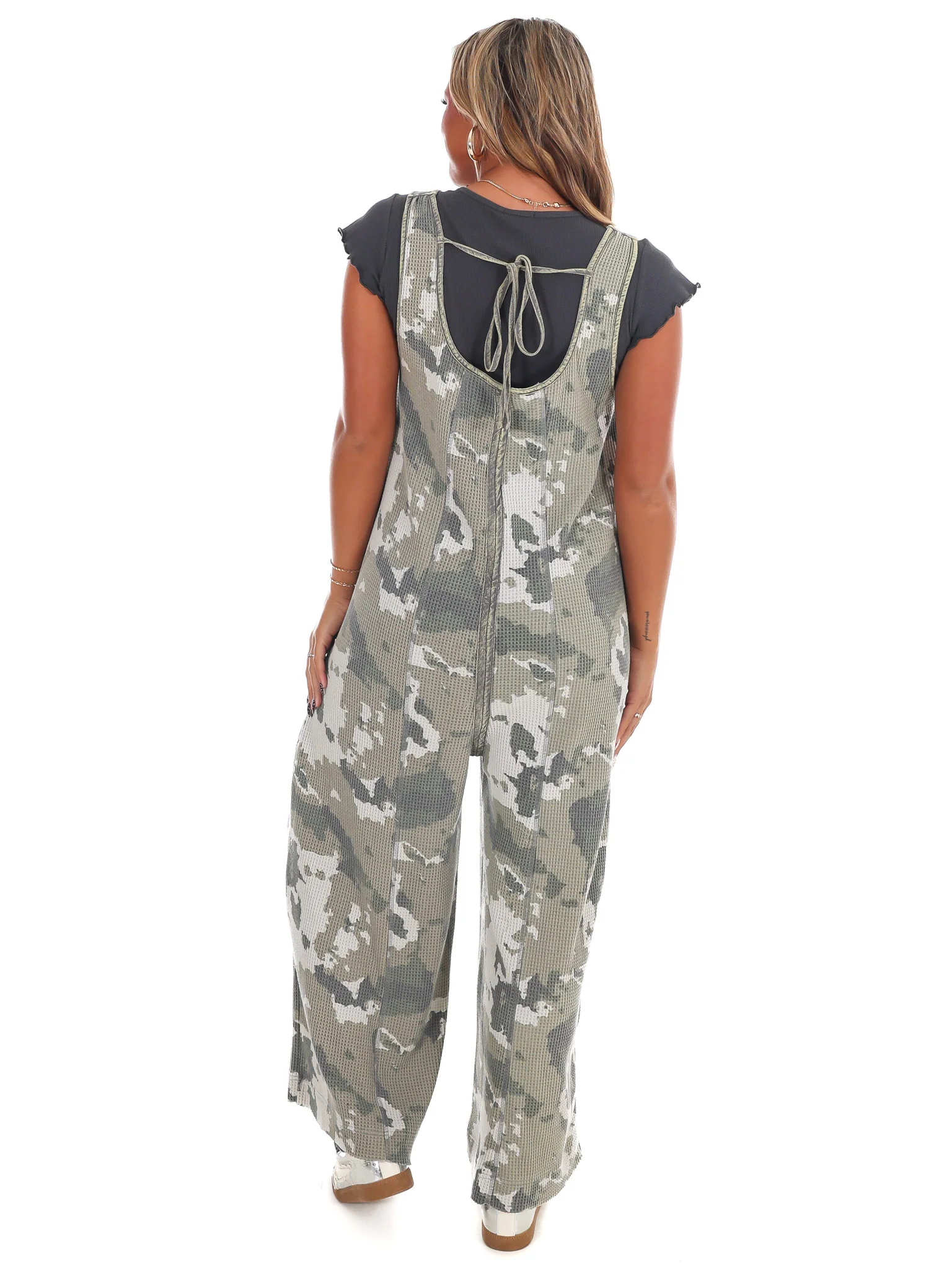 Hidden Comfort Camo Washed Jumpsuit - Image 8