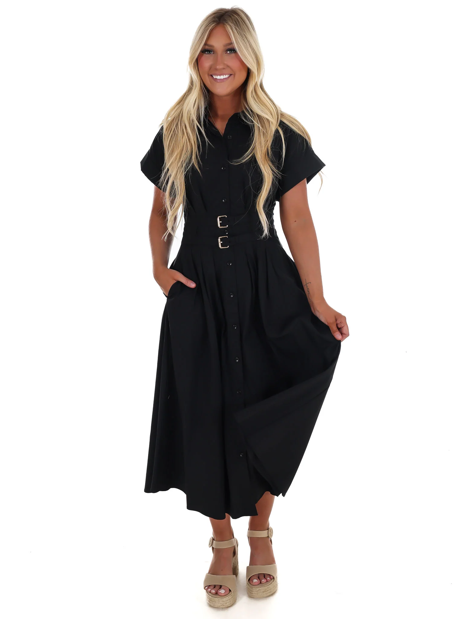 Hidden Joys Midi Dress - Image 4