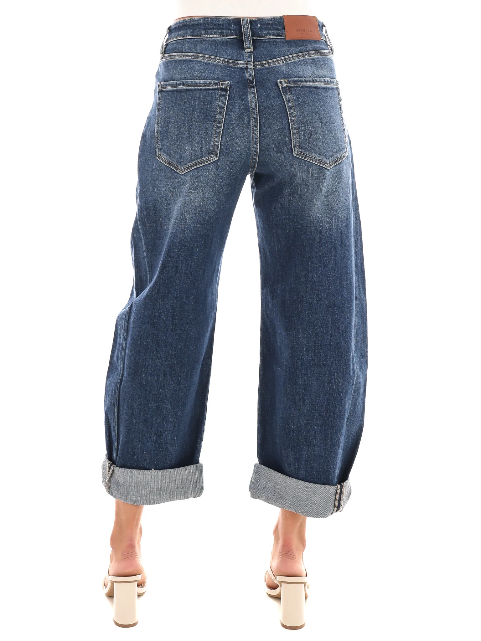 High Rise Relaxed Barrel Jeans - Image 5