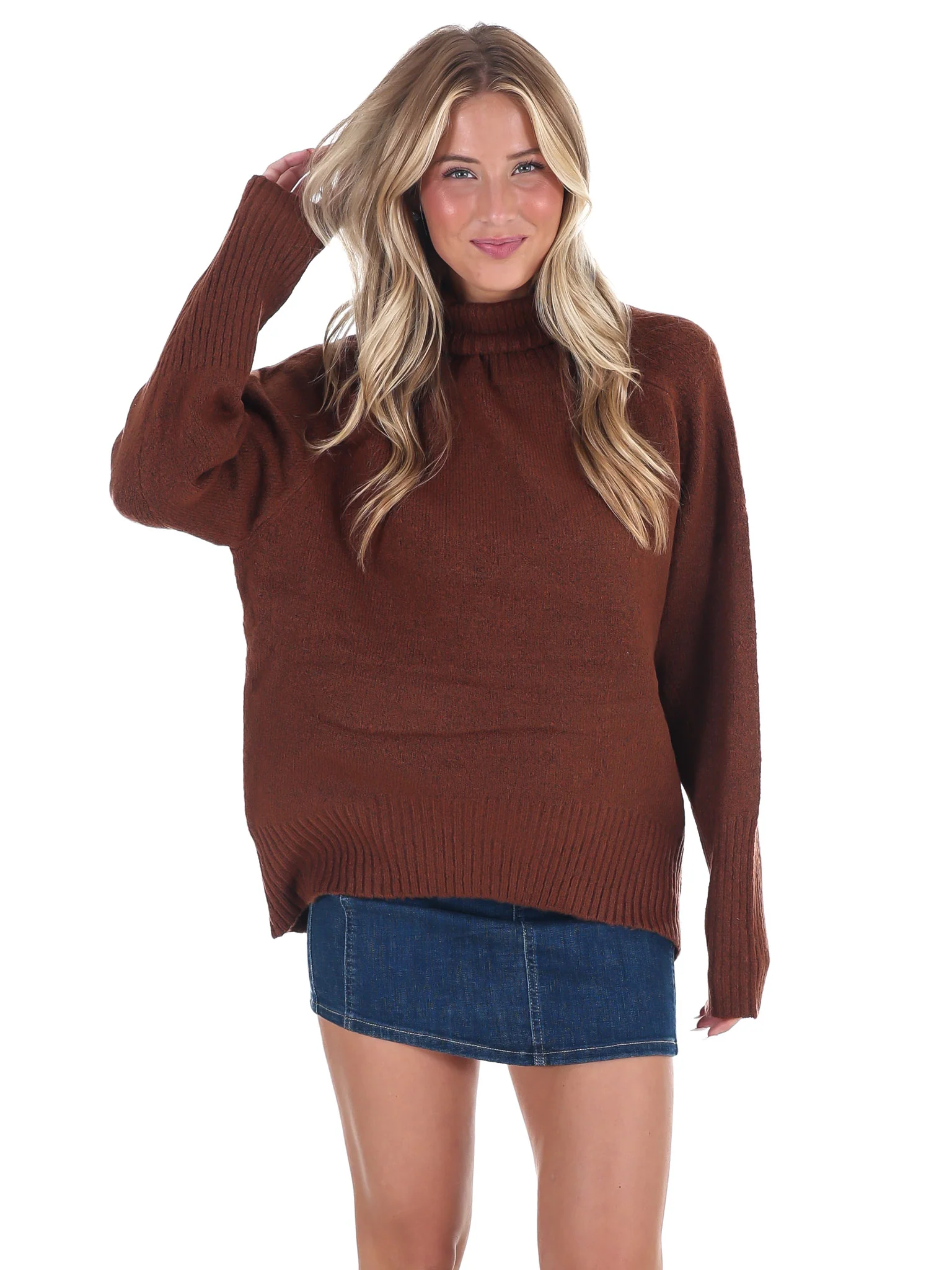 Highland Oversized Turtleneck Sweater