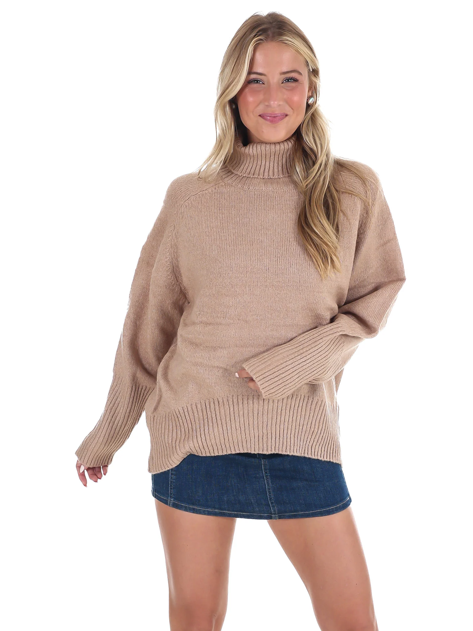 Highland Oversized Turtleneck Sweater - Image 8