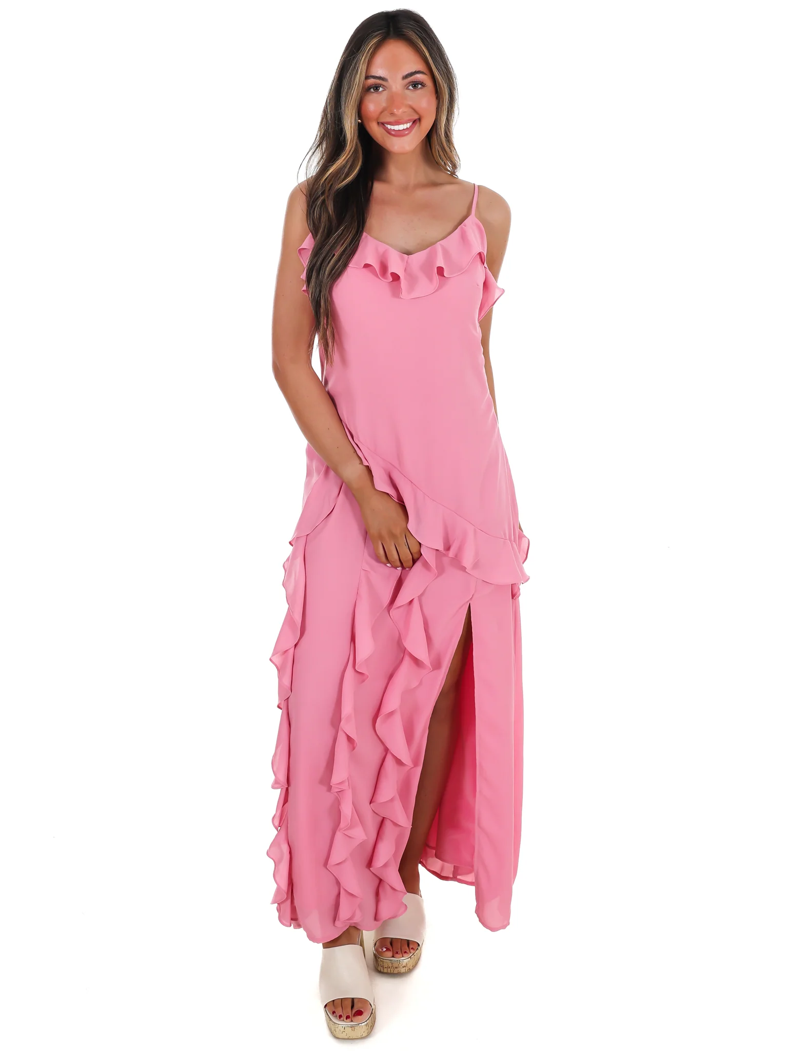 Hint Of Allure Ruffle Maxi Dress - Image 11