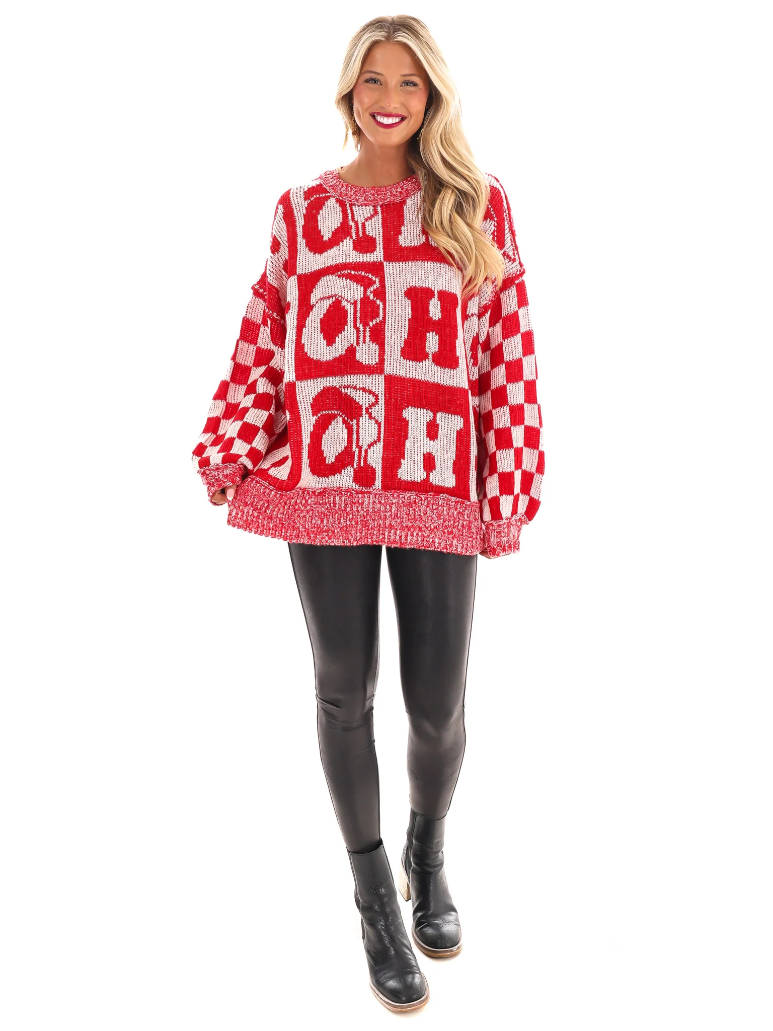 Ho Ho Ho Oversized Sweater - Image 2