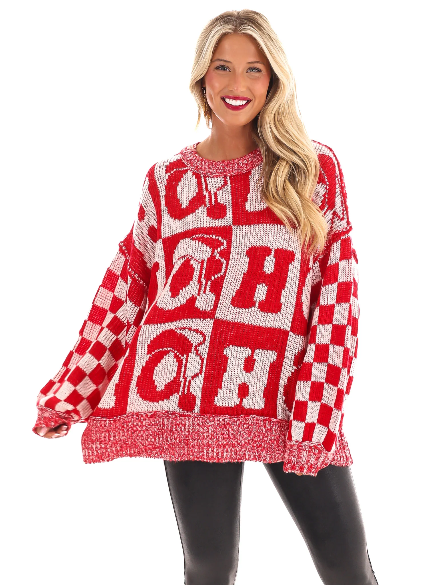 Ho Ho Ho Oversized Sweater - Image 3