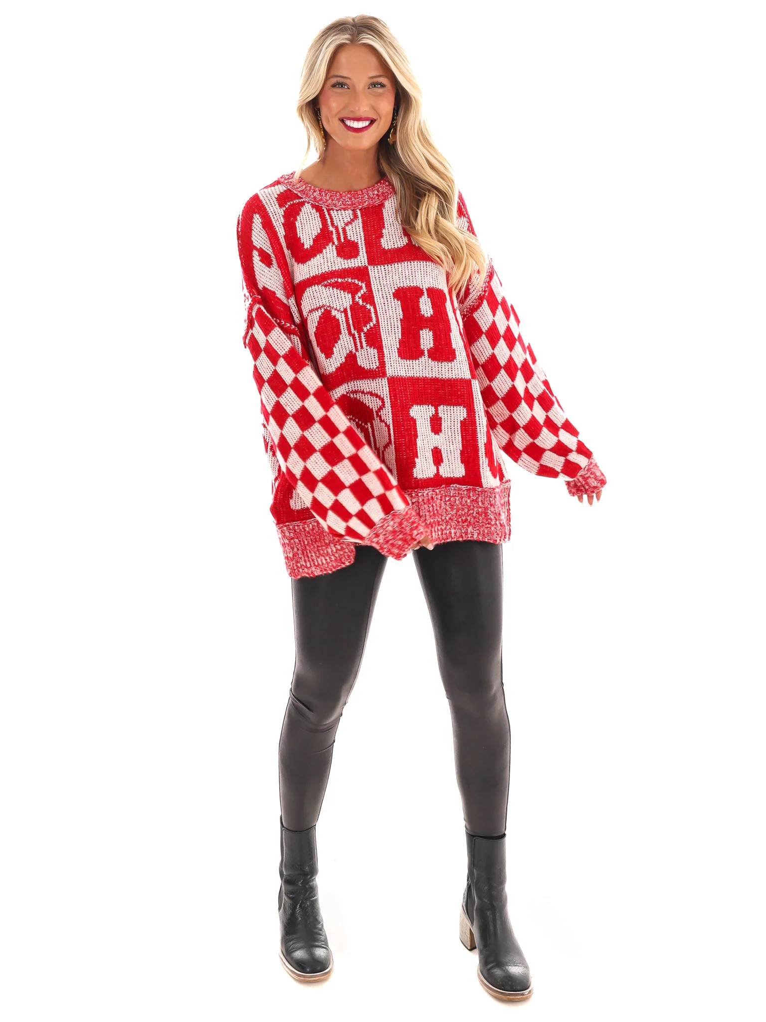 Ho Ho Ho Oversized Sweater - Image 4