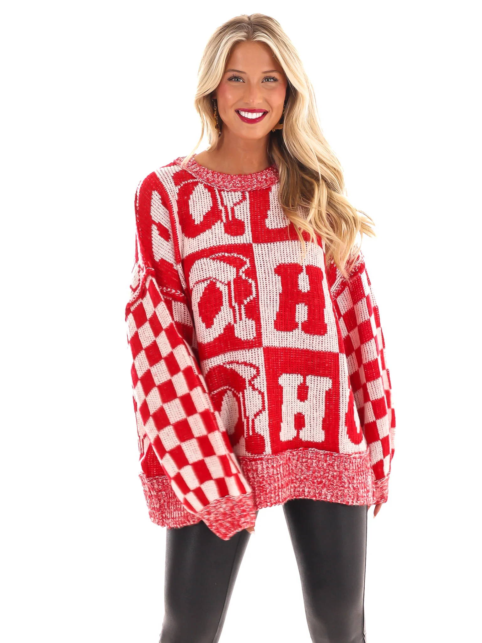 Ho Ho Ho Oversized Sweater - Image 5