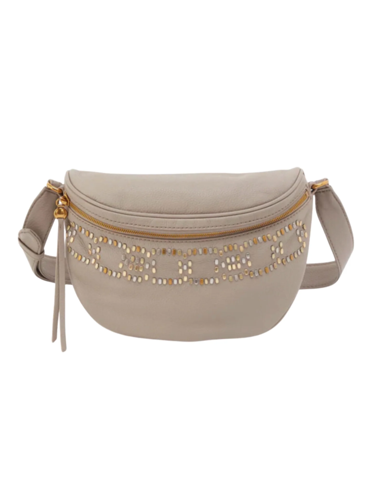 Hobo Taupe Pebbled Leather Belt Bag