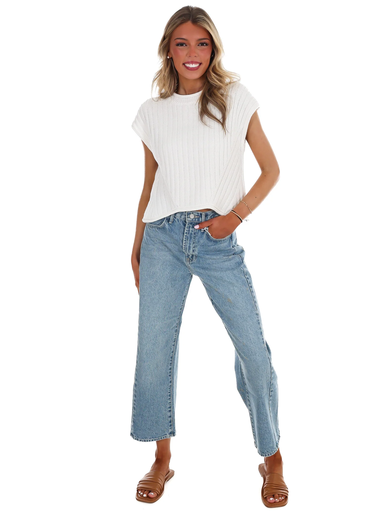 Holding Me Back Sweater Top - Image 4