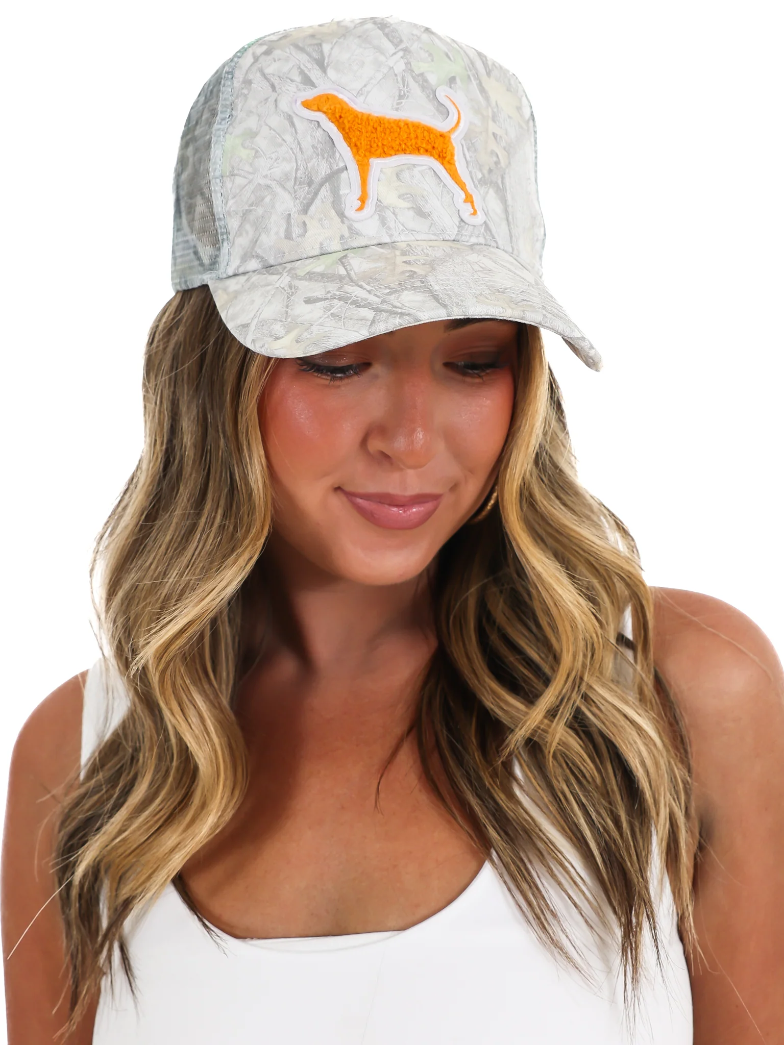 Hound Dog Camo Trucker Hat - Image 2