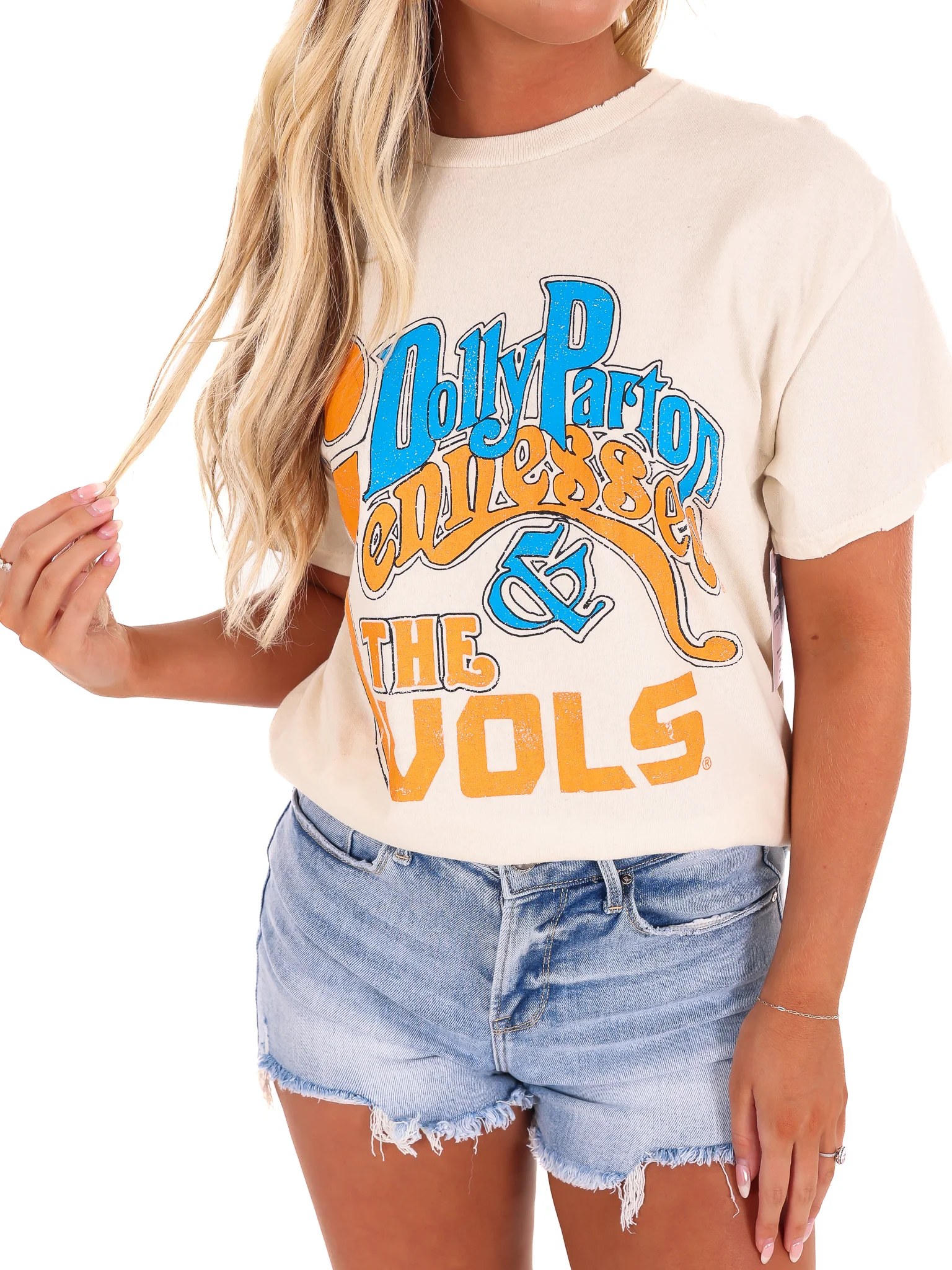 I Heart Dolly & the Vols Thrifted Tee - Image 7