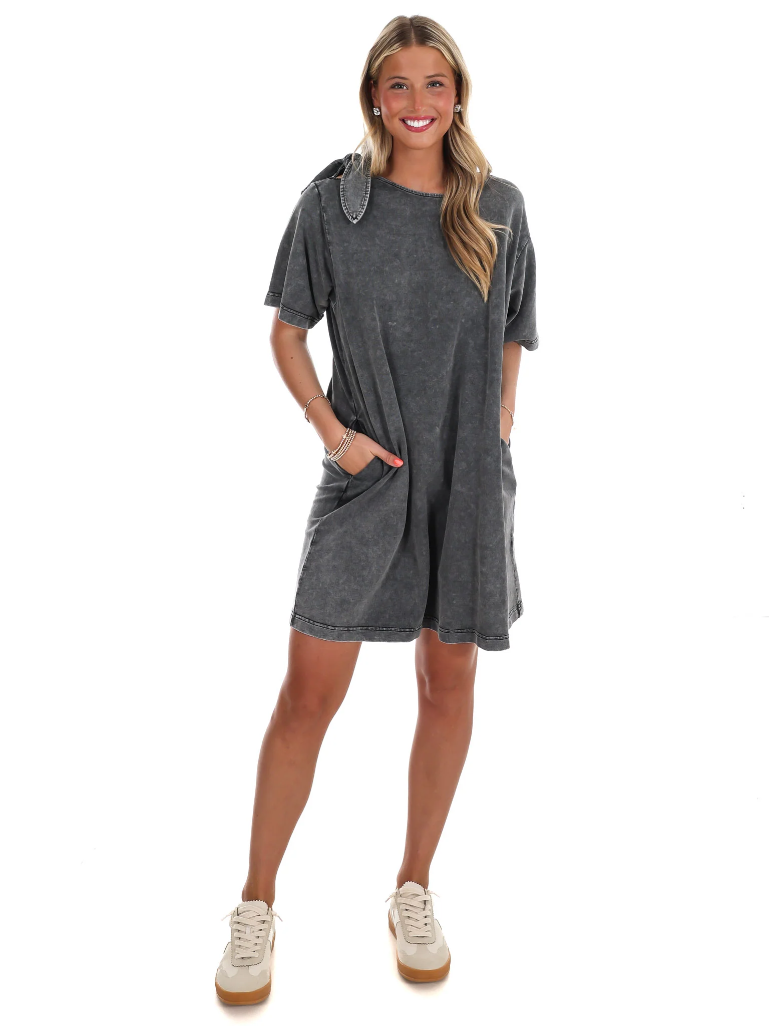 If You Love Her Mineral Wash Dress - Image 2