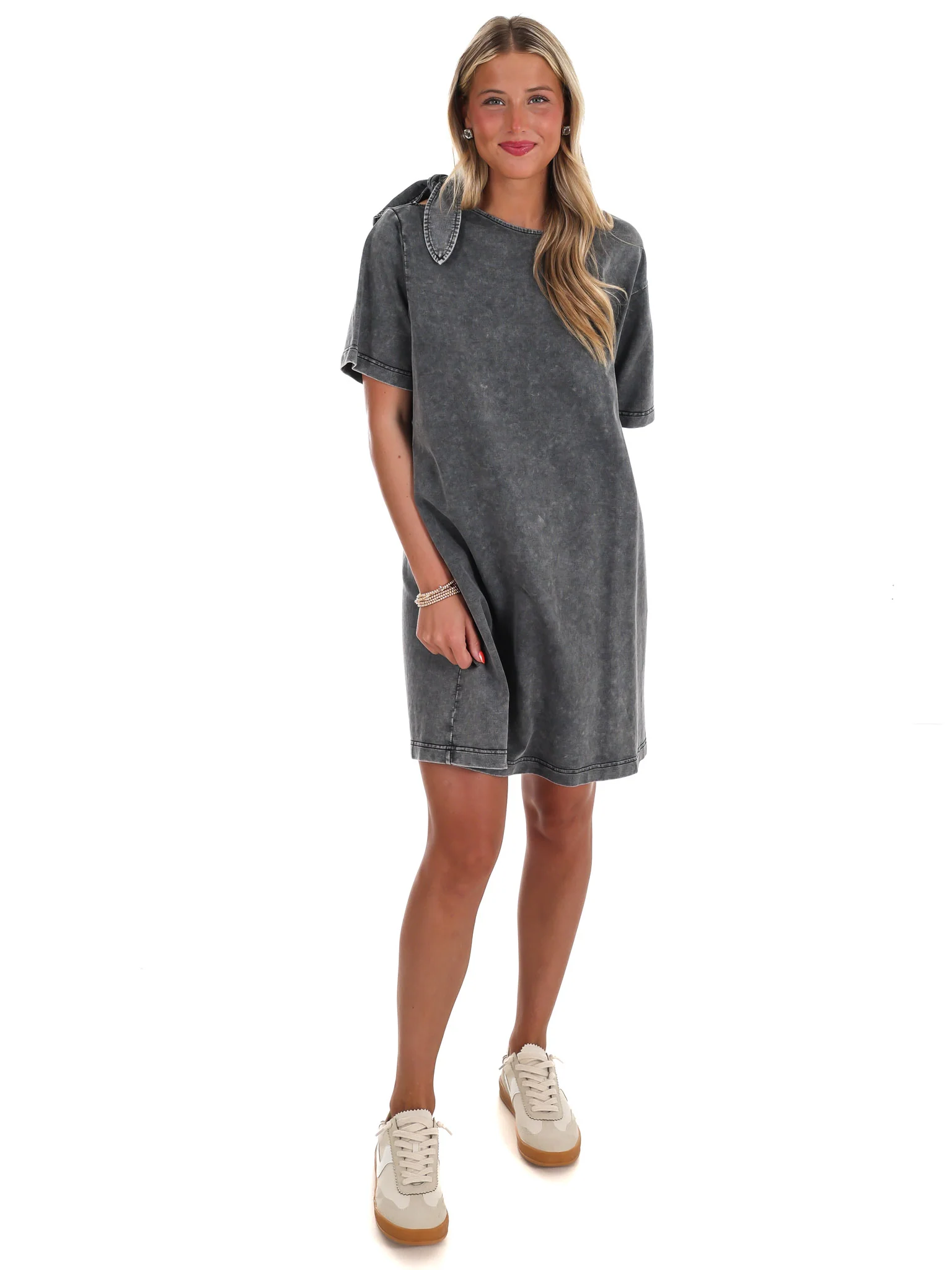 If You Love Her Mineral Wash Dress - Image 6