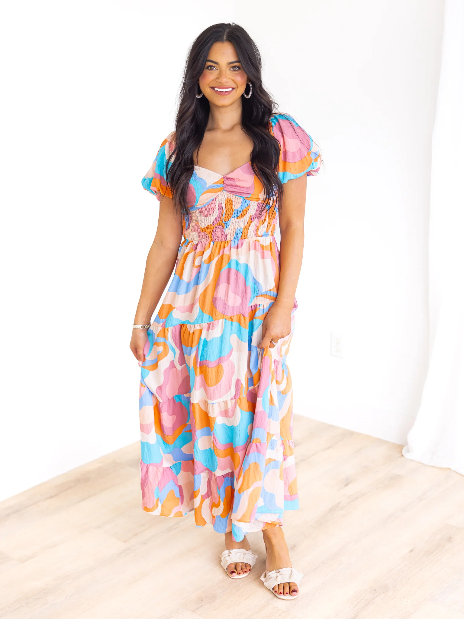 I'm A Believer Print Maxi Dress - Image 7