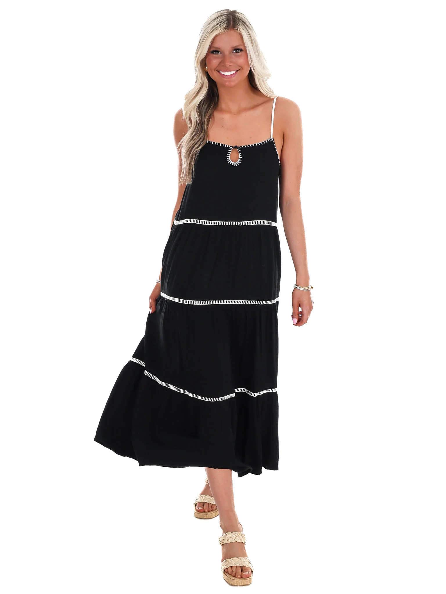 In the Breeze Linen Midi Dress