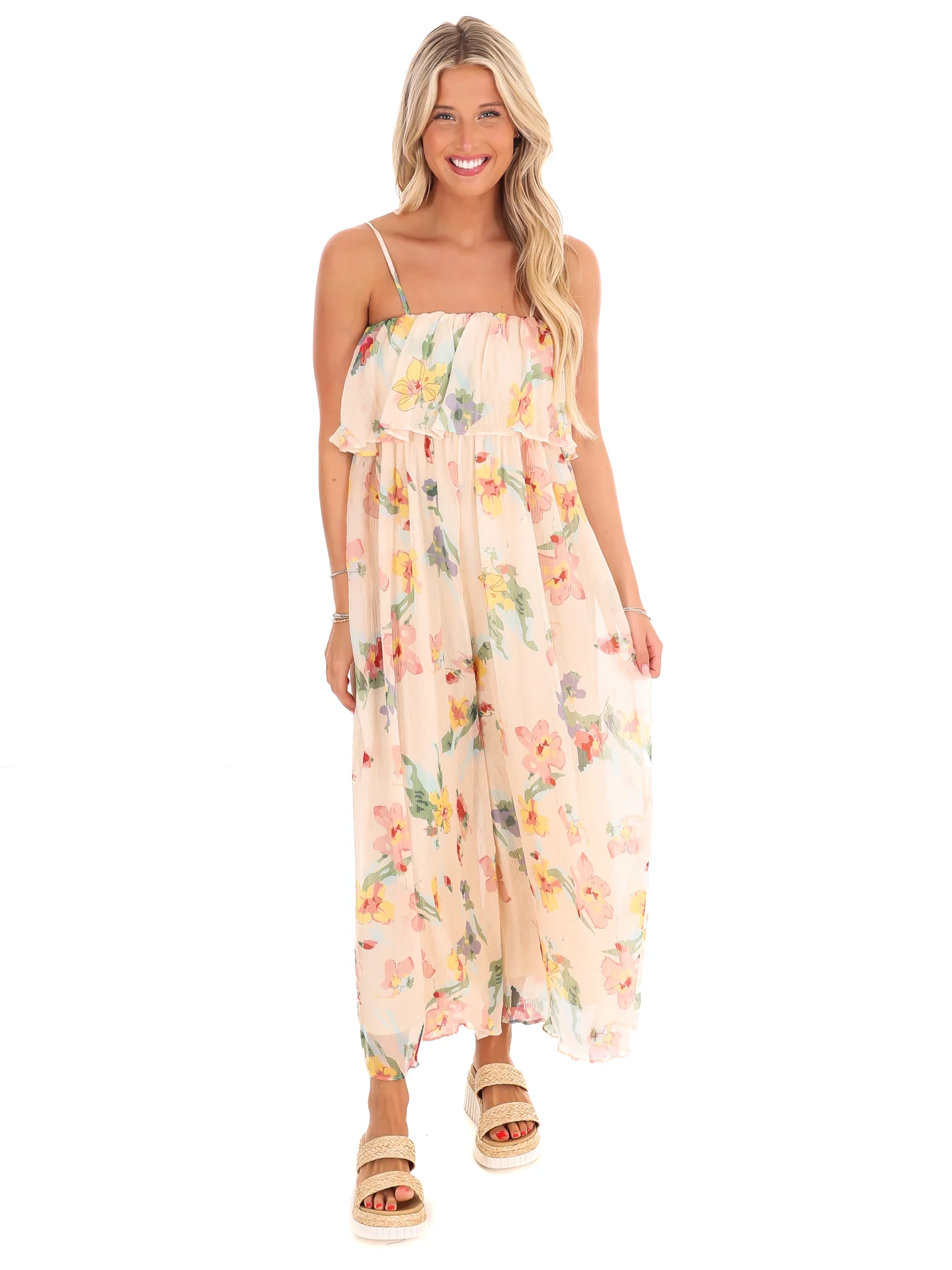 In the Details Floral Jumpsuit - Image 2