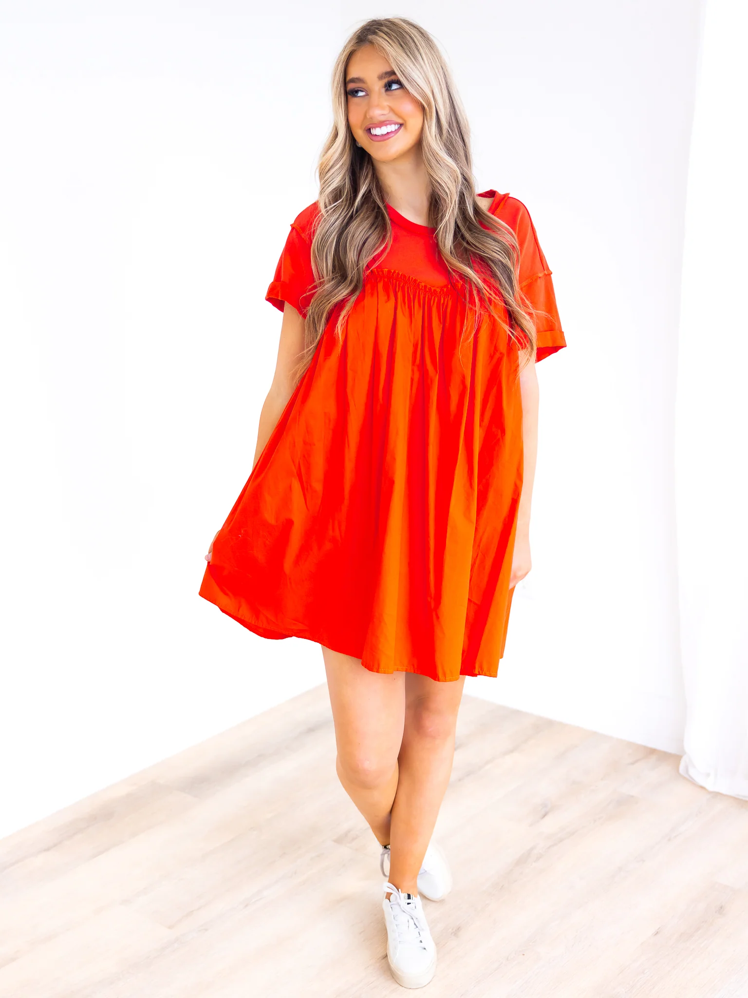 In This Together Contrast Dress - Image 6