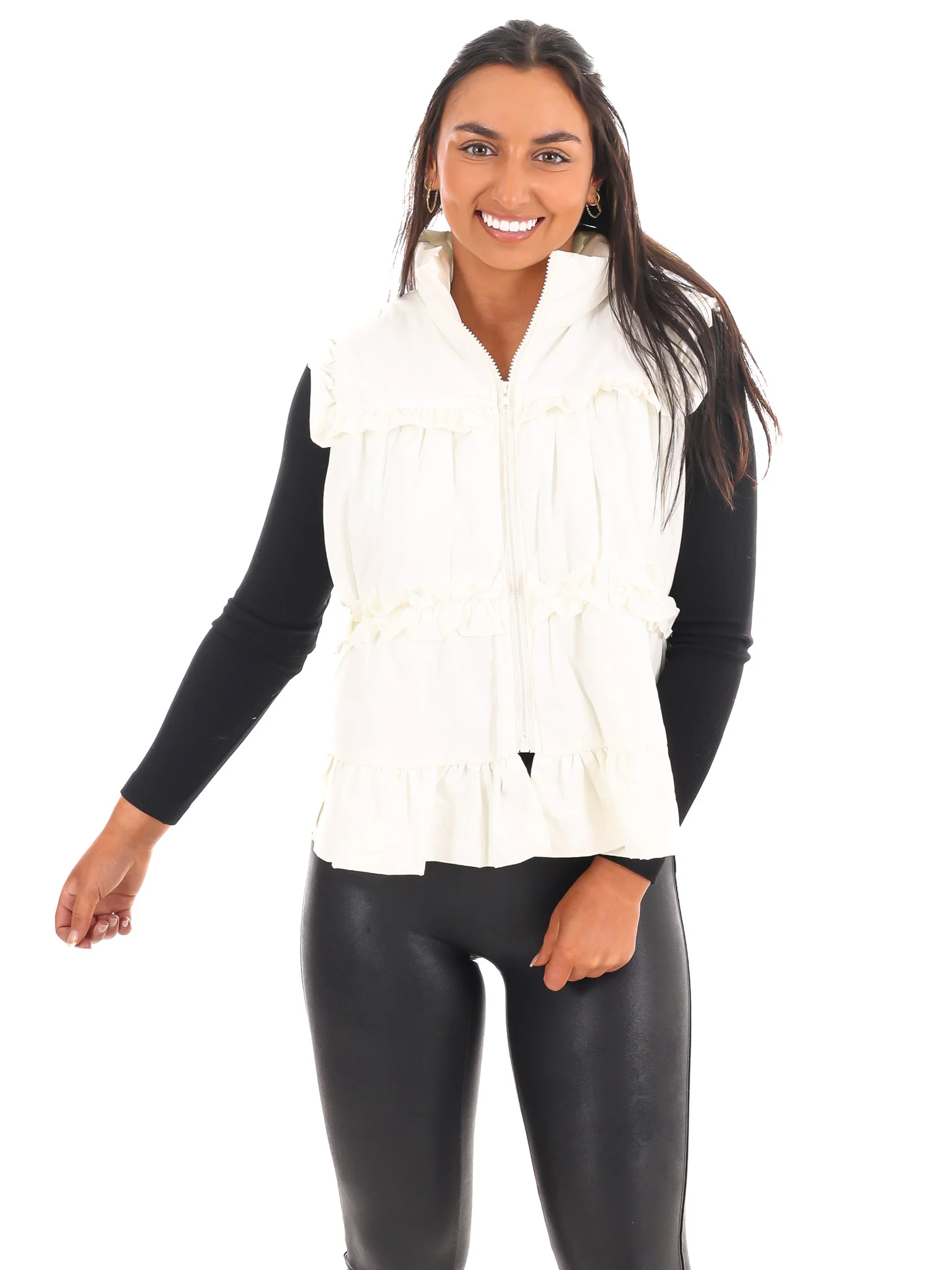 In Those Days Ruffle Vest - Image 3