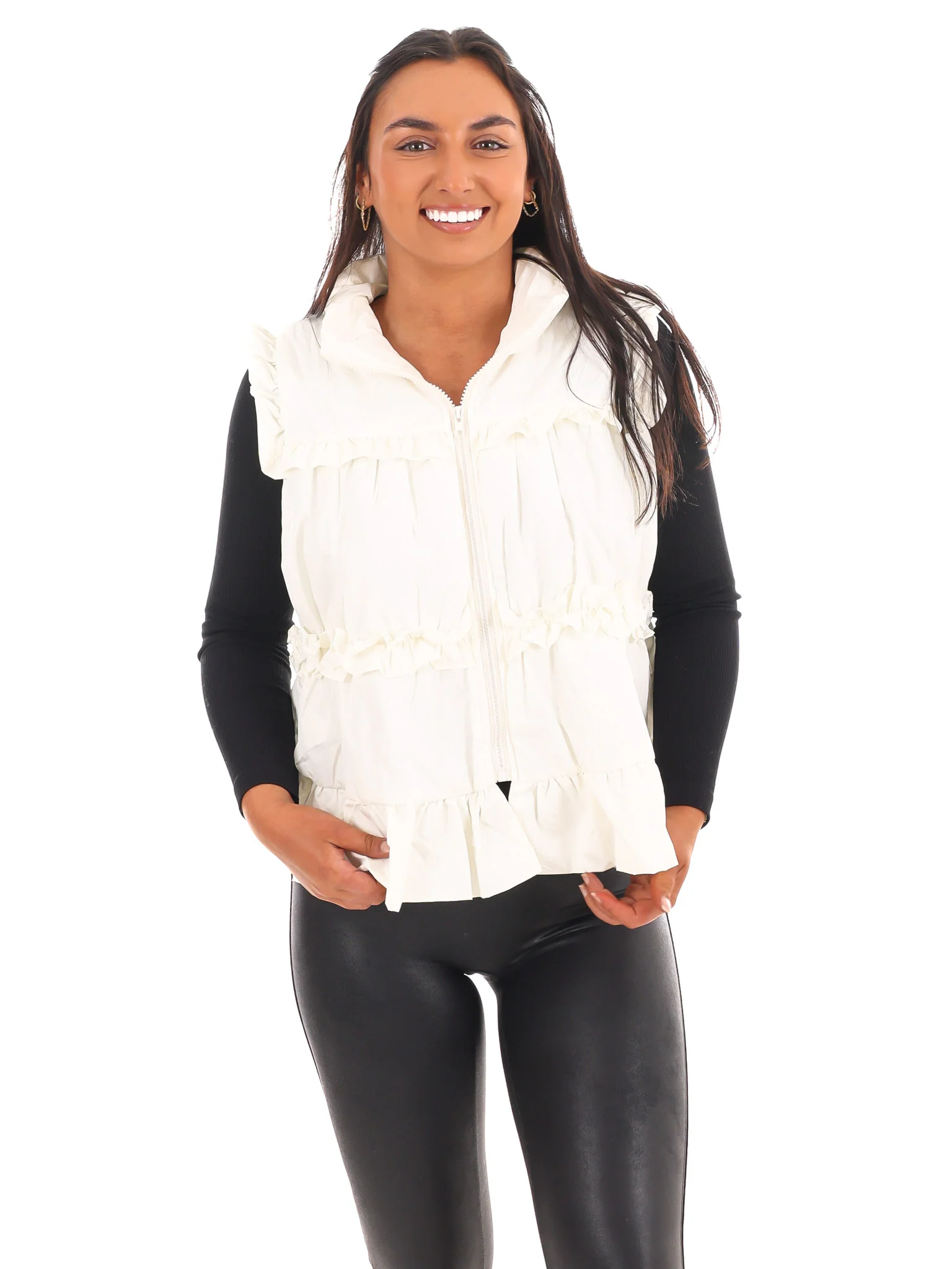 In Those Days Ruffle Vest - Image 5
