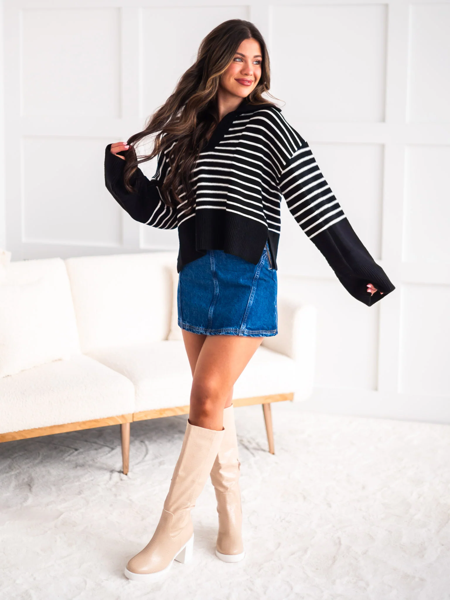 It Would Be You Striped Sweater - Image 6