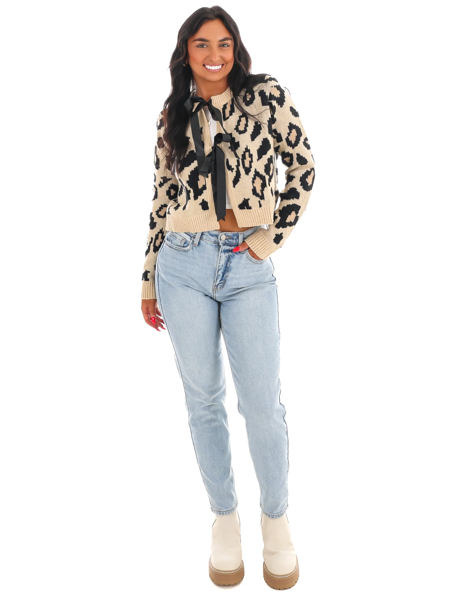 It's Your Day Leopard Cardigan - Image 4