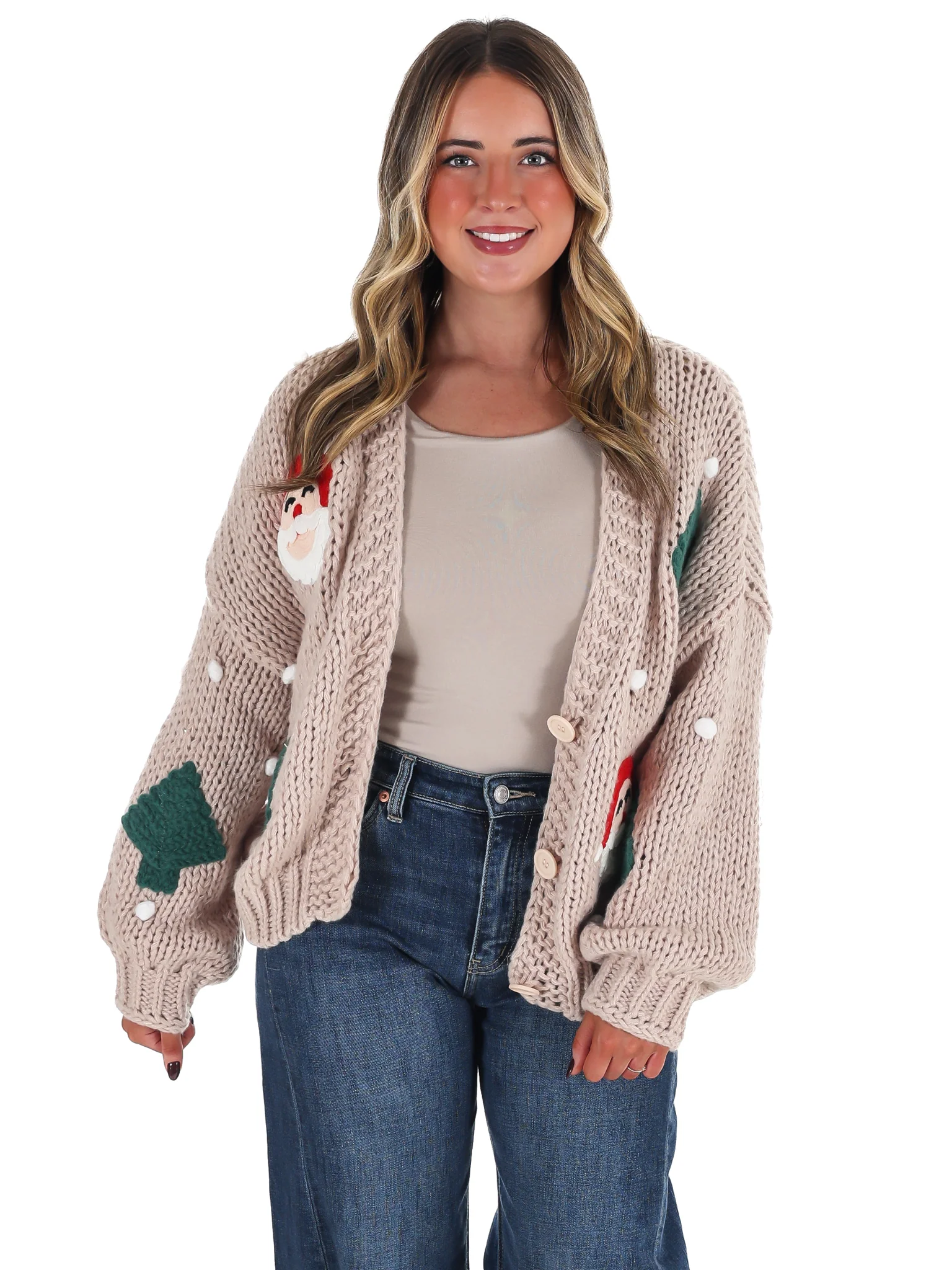 Jingle All the Way Christmas Cardigan - Image 3