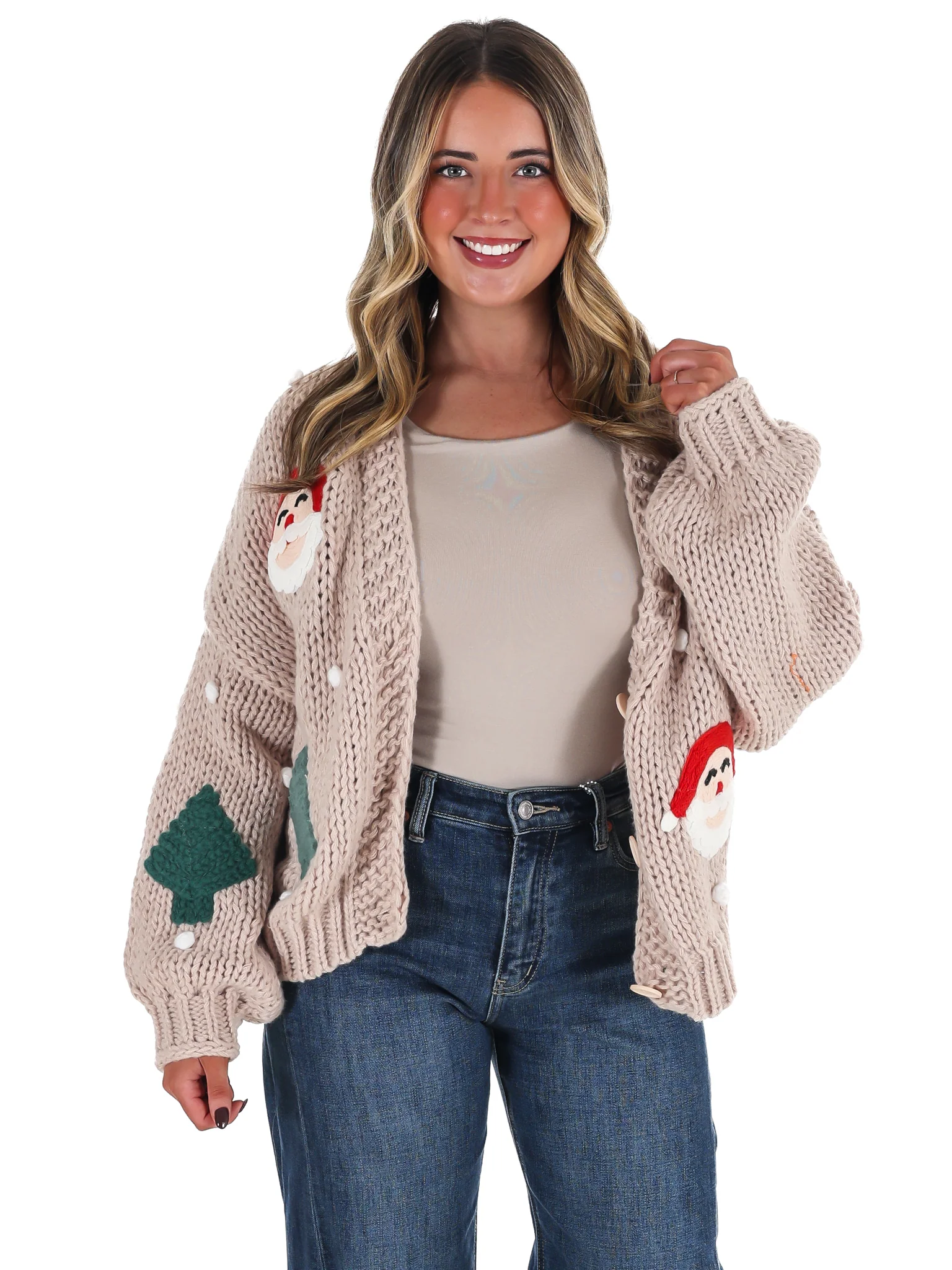 Jingle All the Way Christmas Cardigan - Image 7