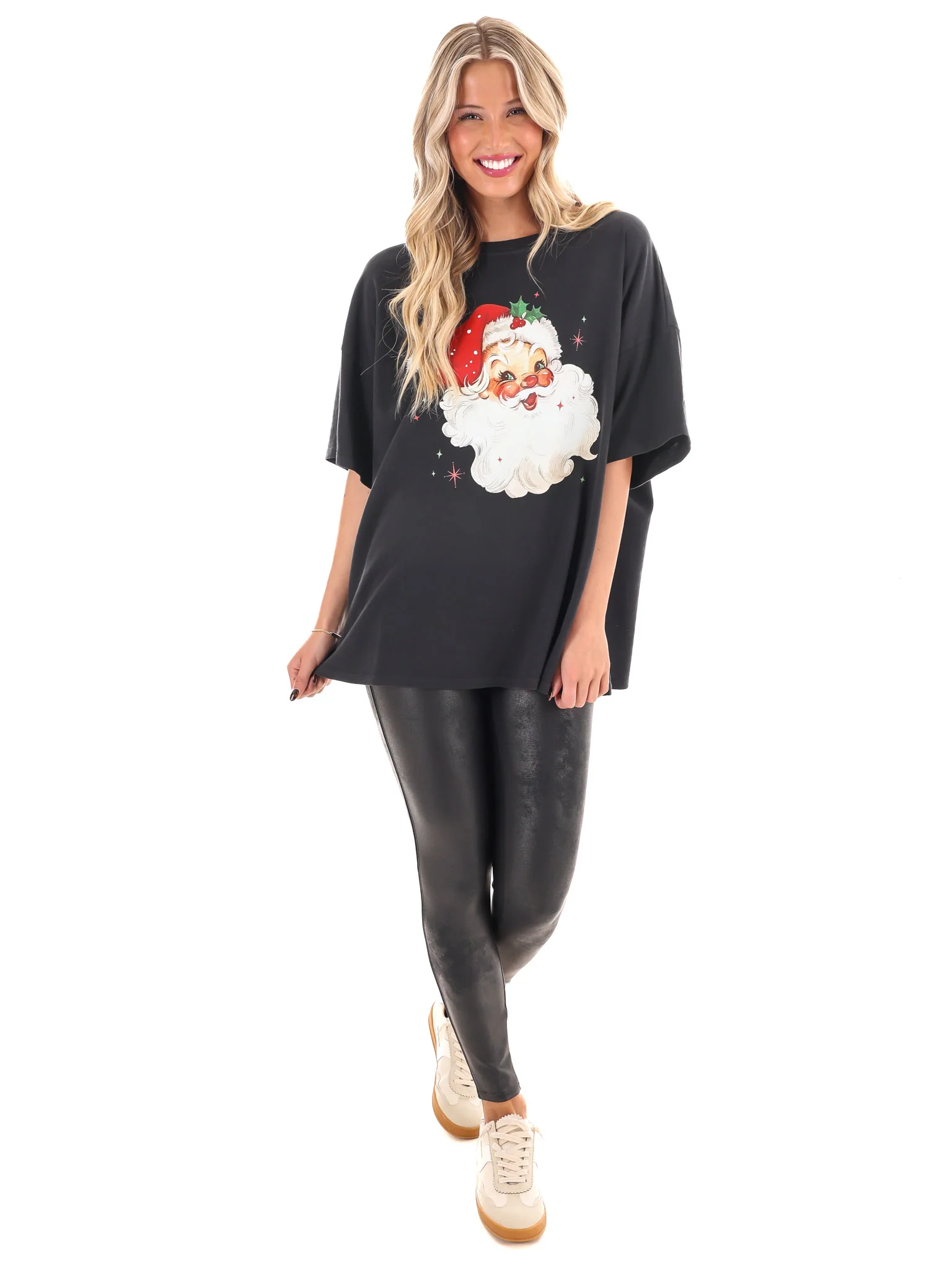 Jolly Saint Nick Oversized Tee - Image 4