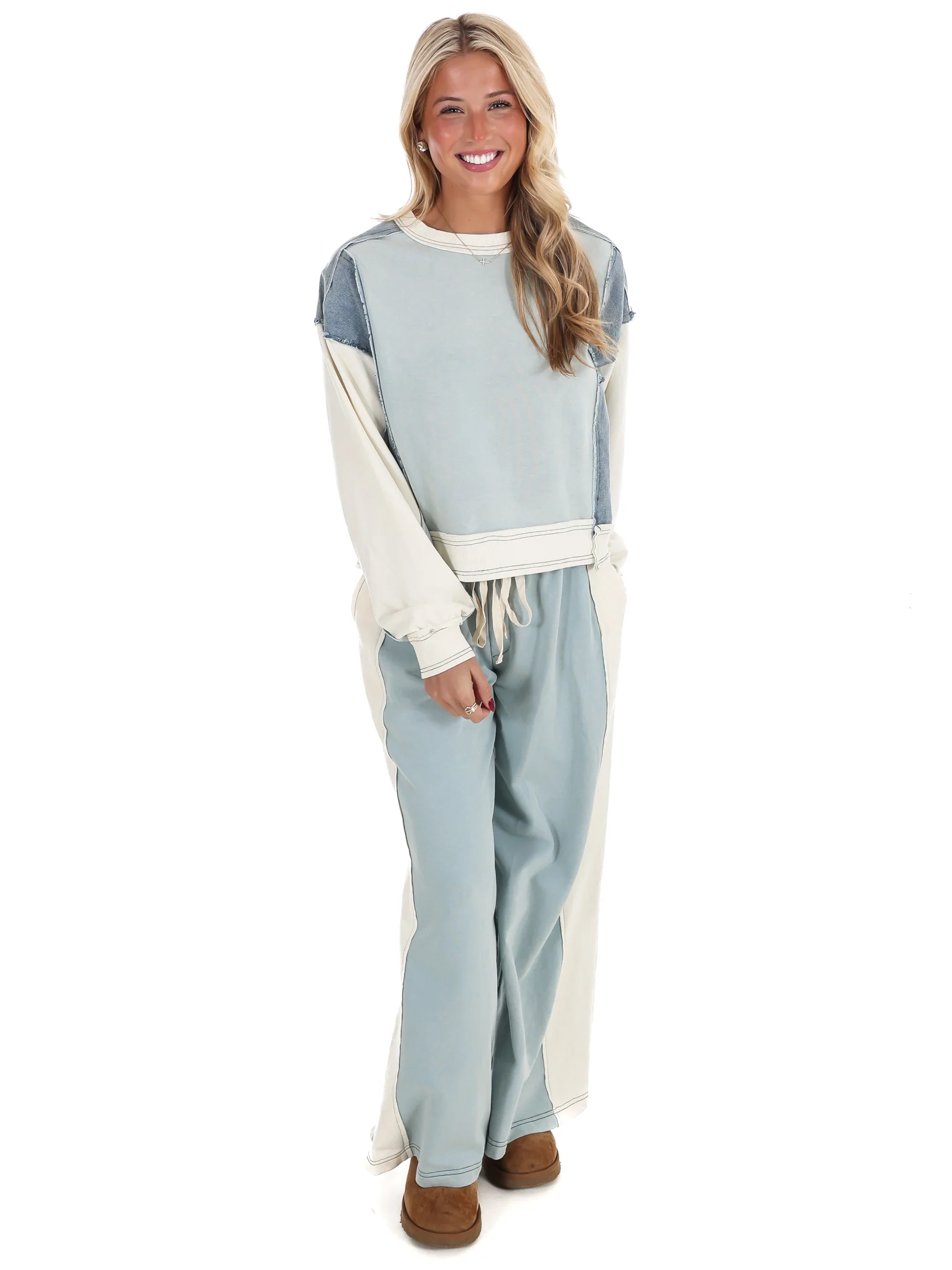 Just Getting Started Colorblock Pants - Image 7