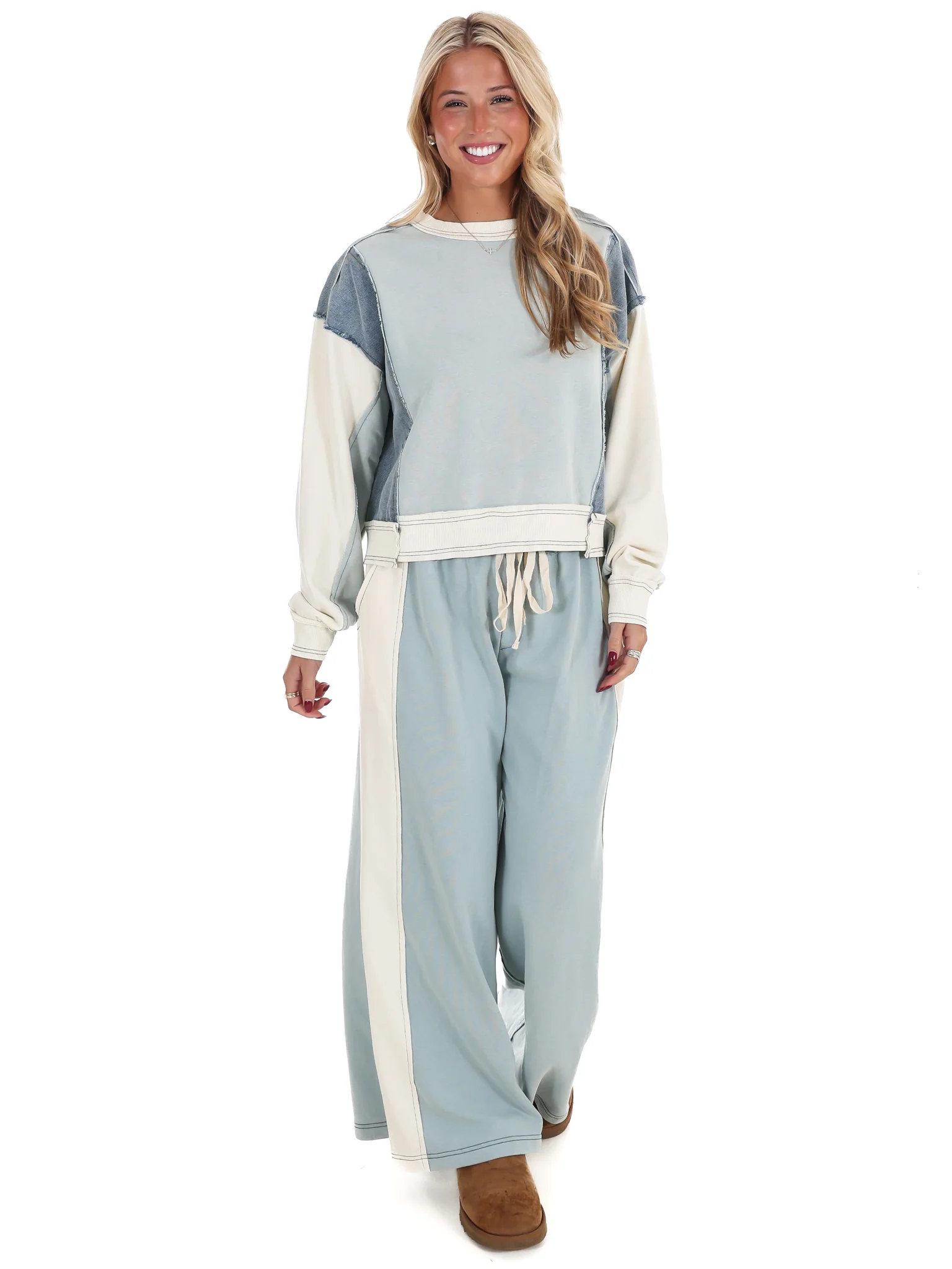 Just Getting Started Colorblock Pants - Image 9