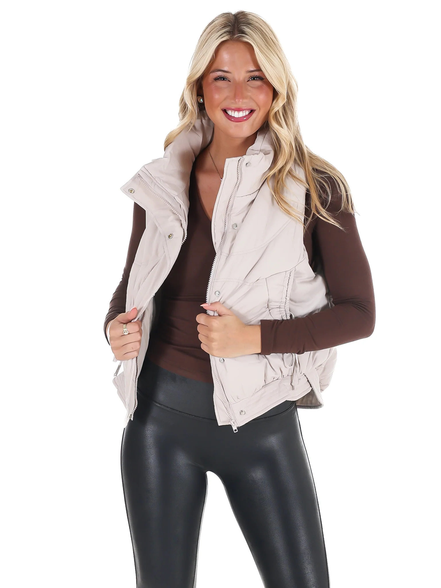 Just Go With It Puffer Vest - Image 9