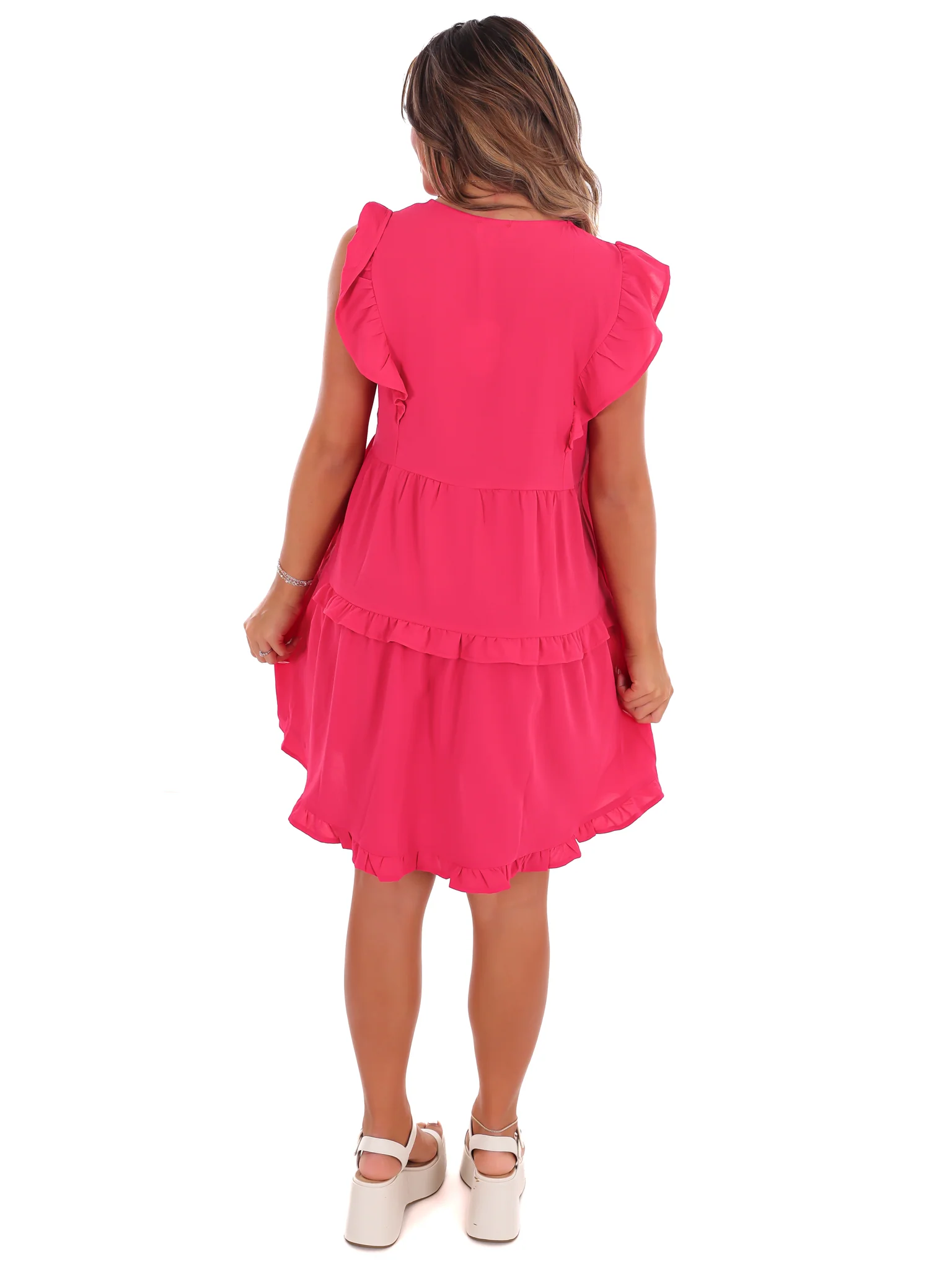 Just Like Heaven Ruffle Dress - Image 28