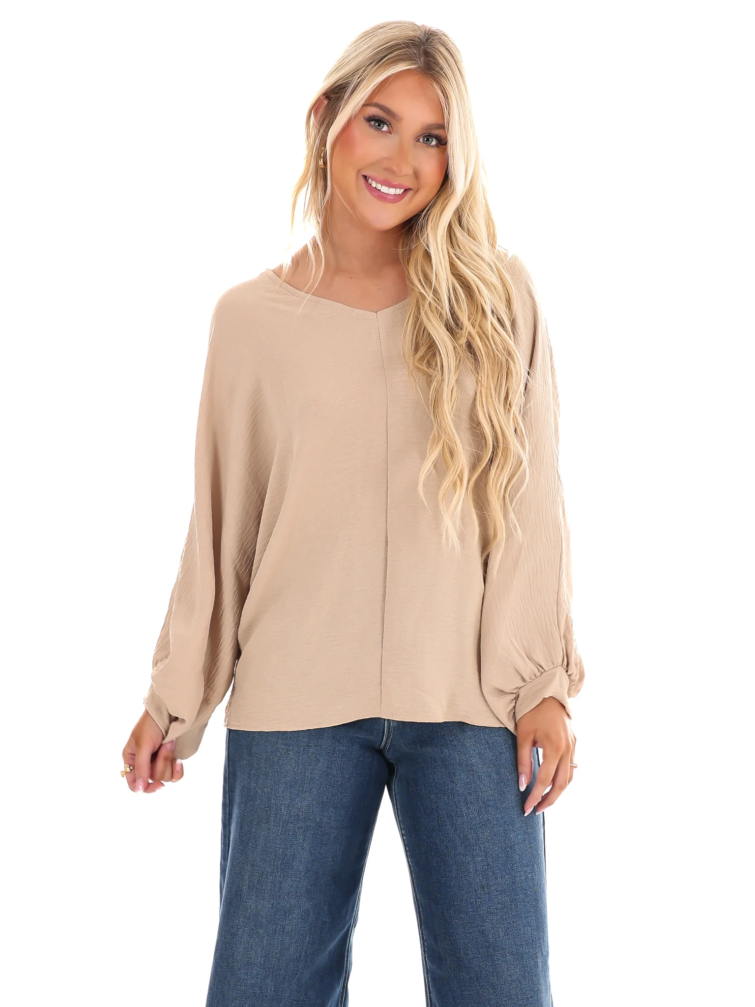 Just Wondering V-Neck Top - Image 3