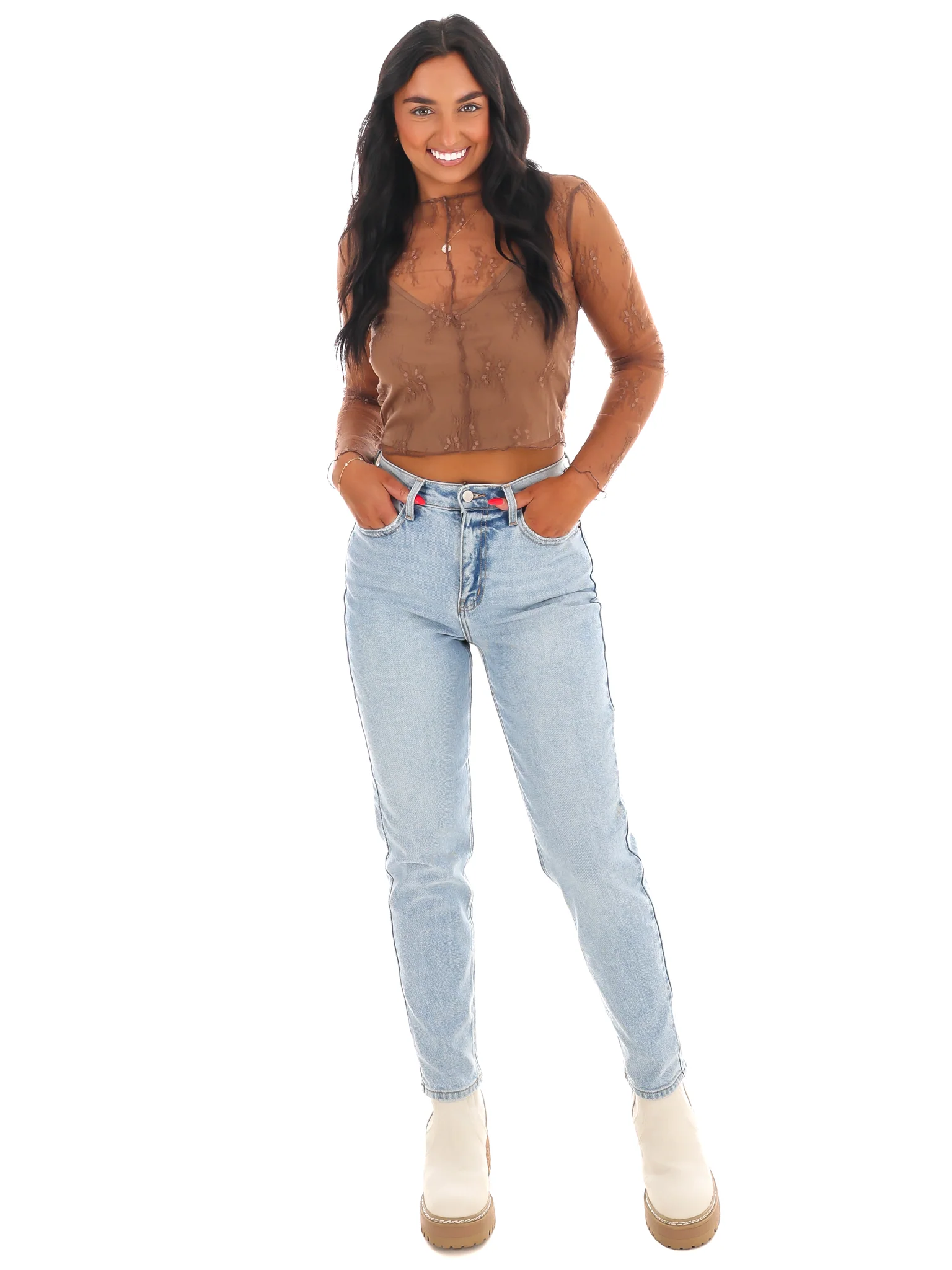 Keeping Tabs Lace Top - Image 18