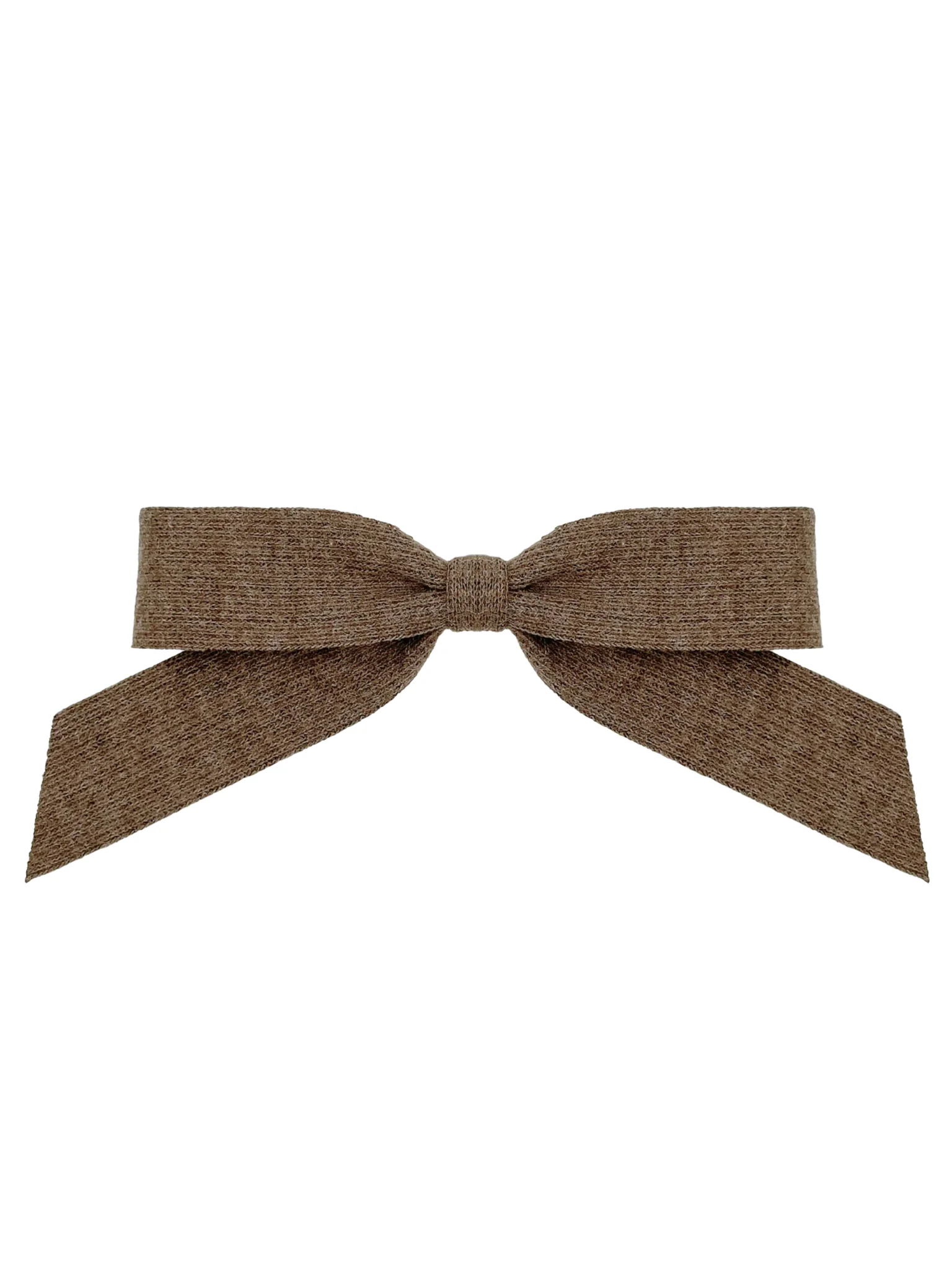 Knit Bow Hair Barrette - Image 5