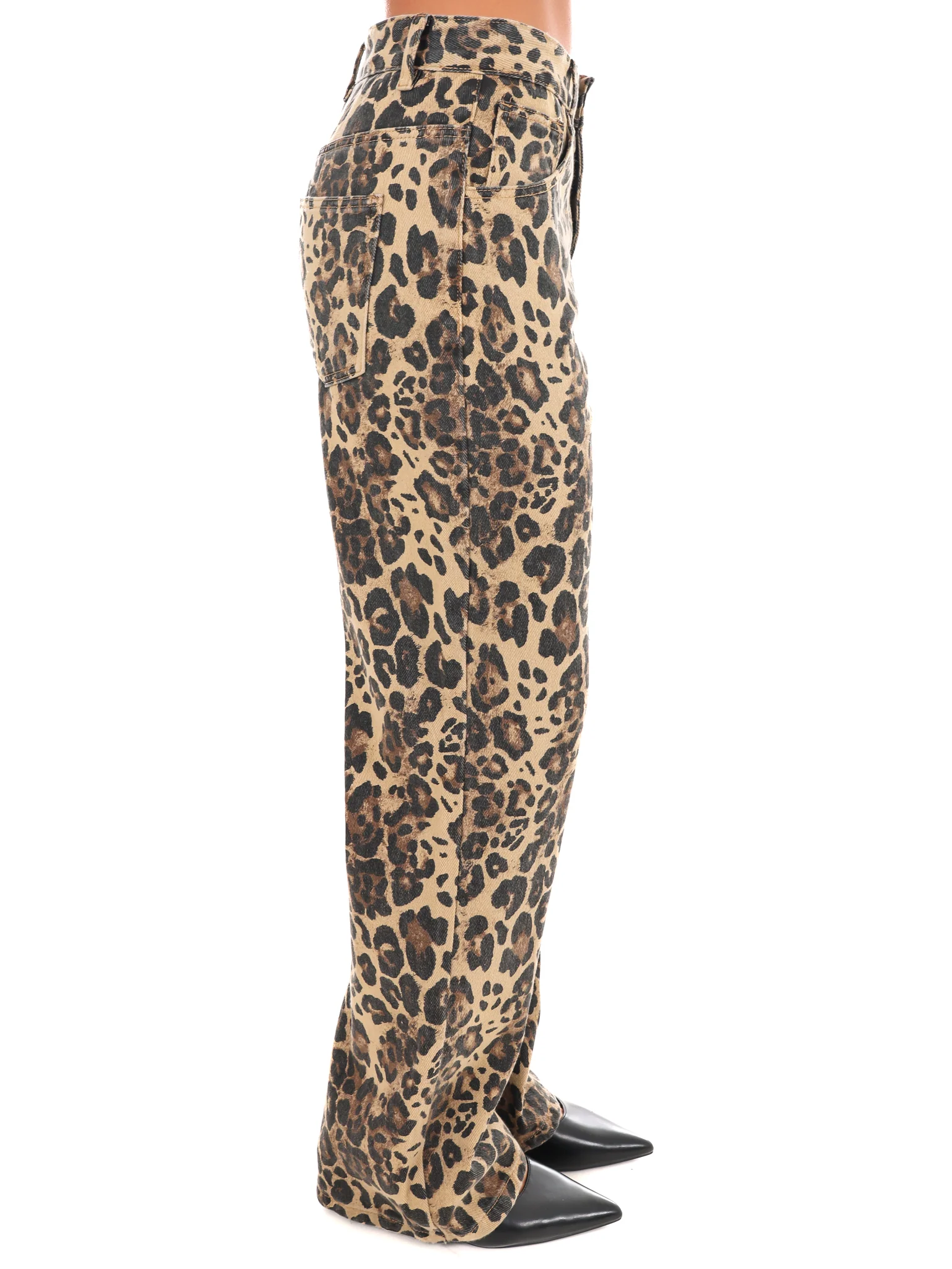 Know Better Leopard Print Wide Pants - Image 2
