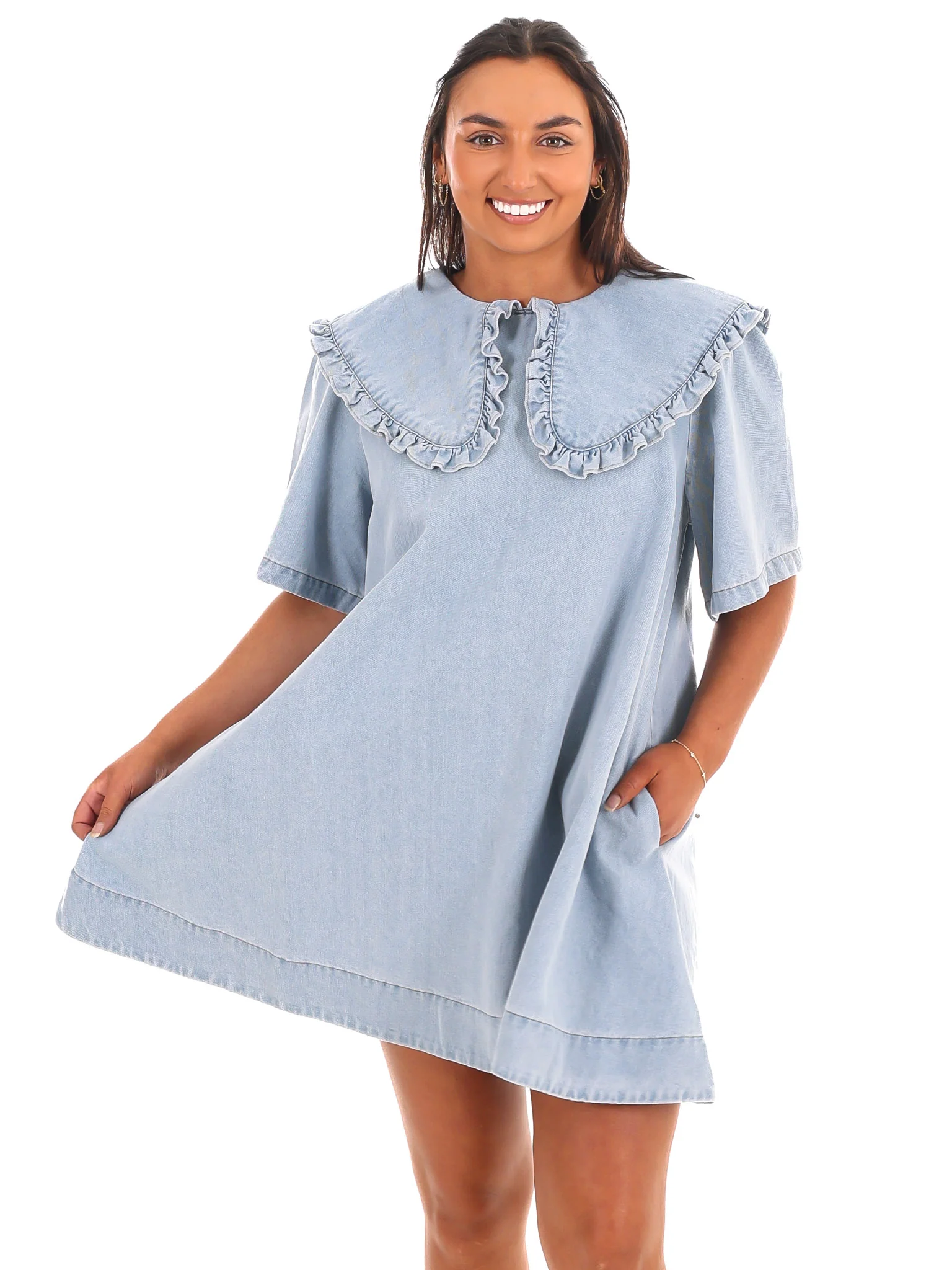 Know Me Well Denim Dress - Image 3