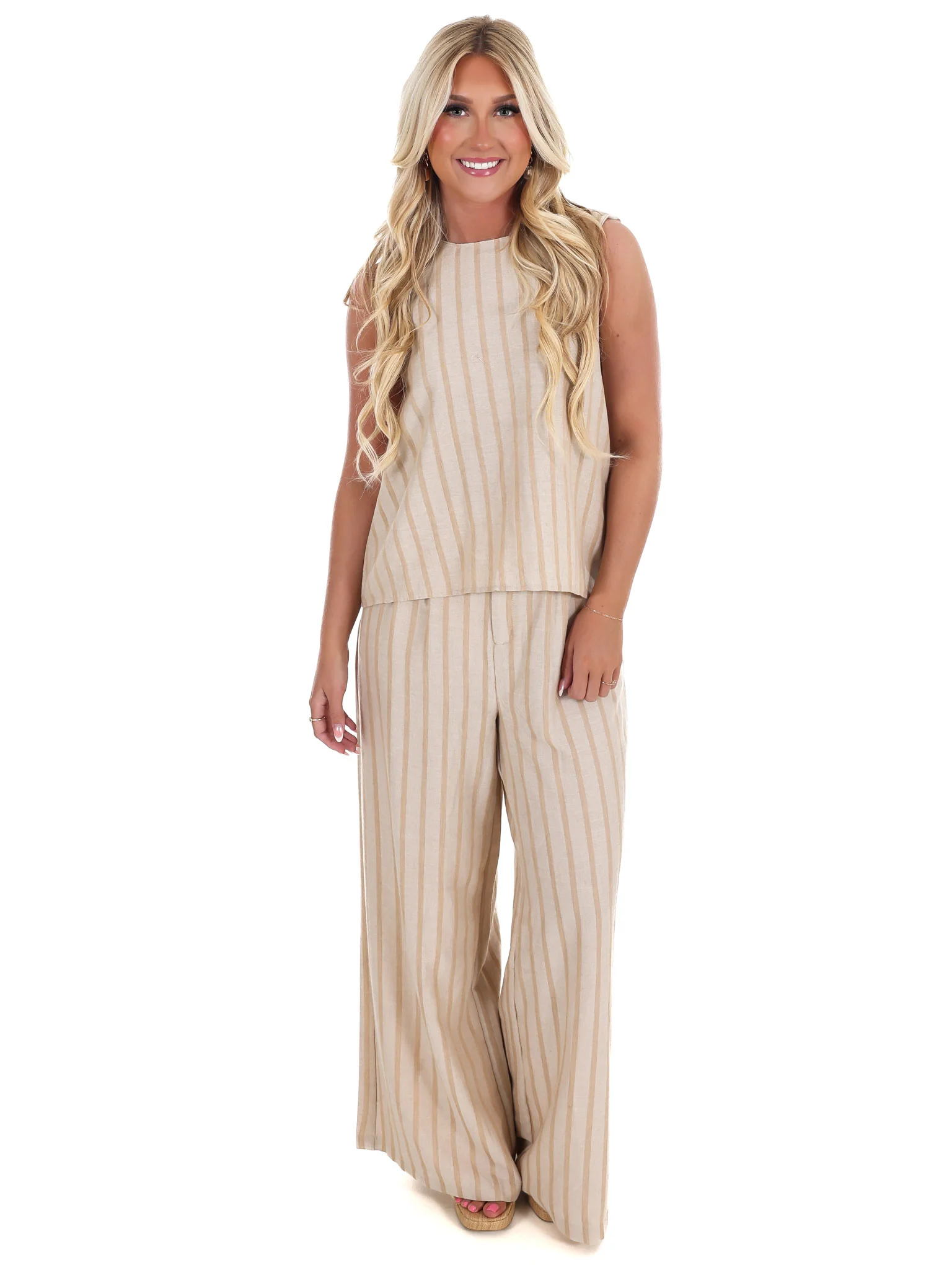 Know You Better Stripe Flare Top - Image 2