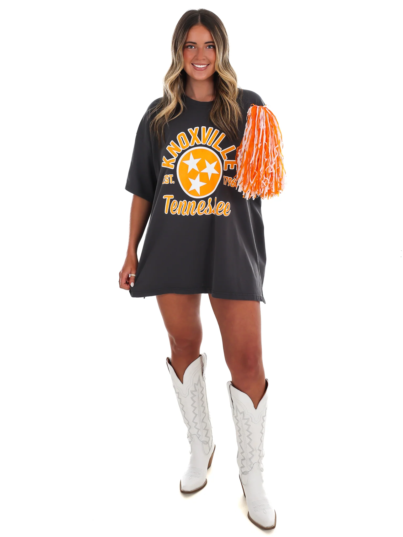 Knoxville Tennessee Tri-Star Oversized Tee - Image 2
