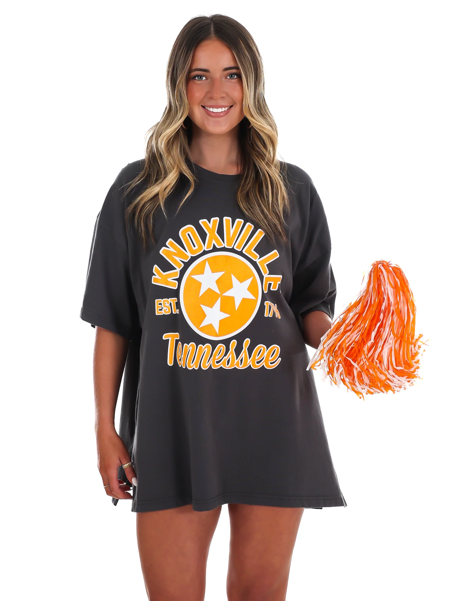 Knoxville Tennessee Tri-Star Oversized Tee - Image 3
