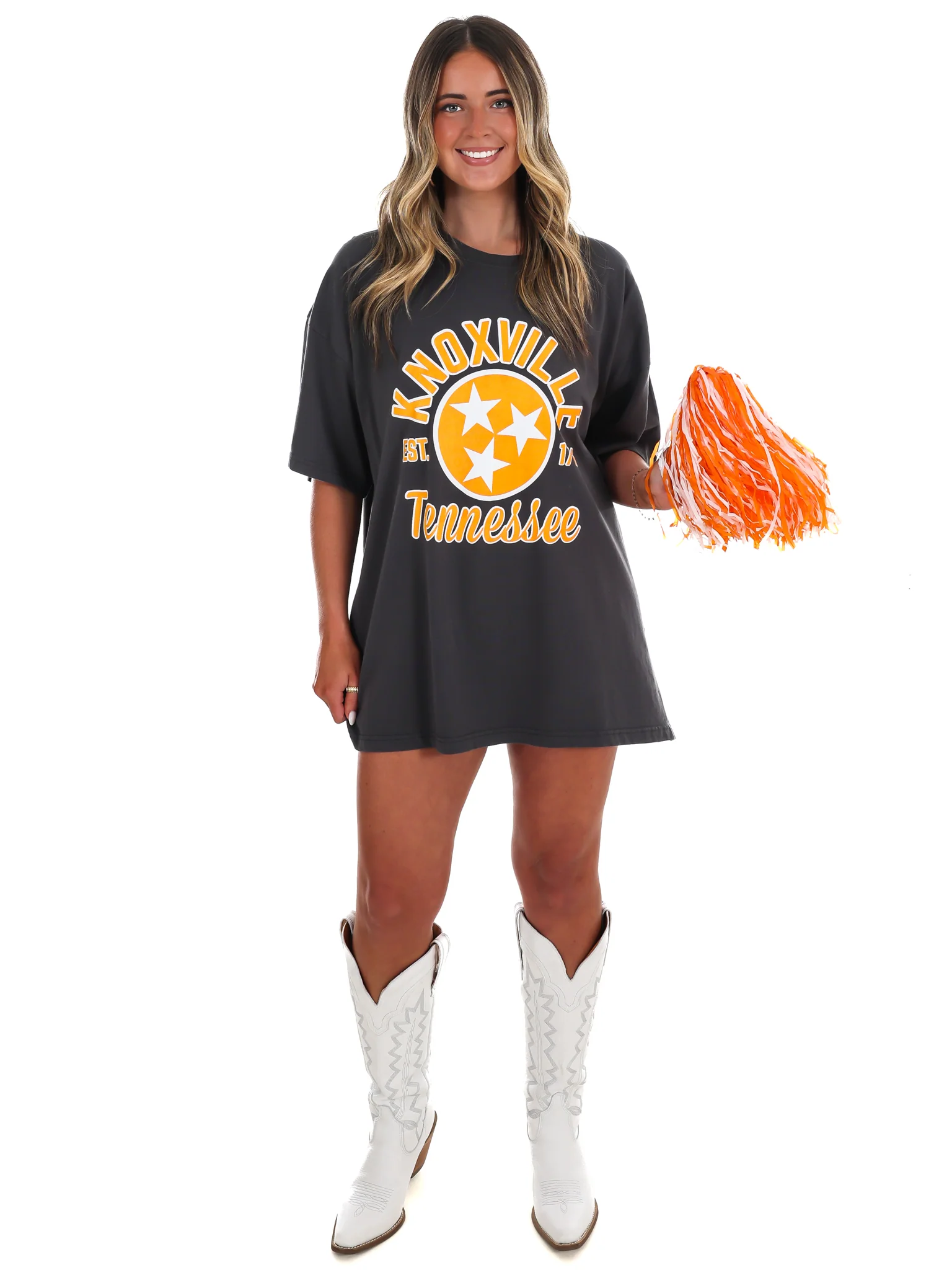 Knoxville Tennessee Tri-Star Oversized Tee - Image 4