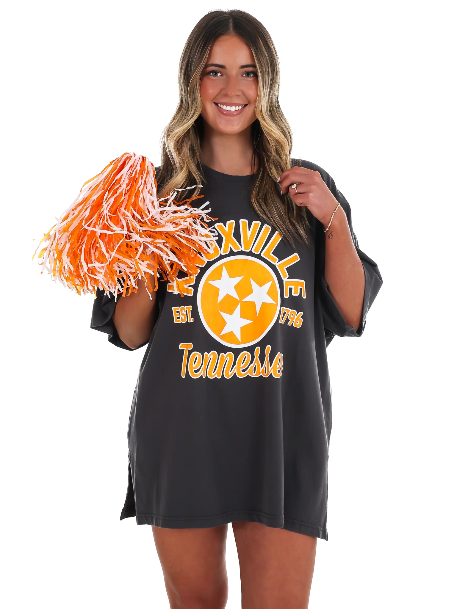 Knoxville Tennessee Tri-Star Oversized Tee - Image 5